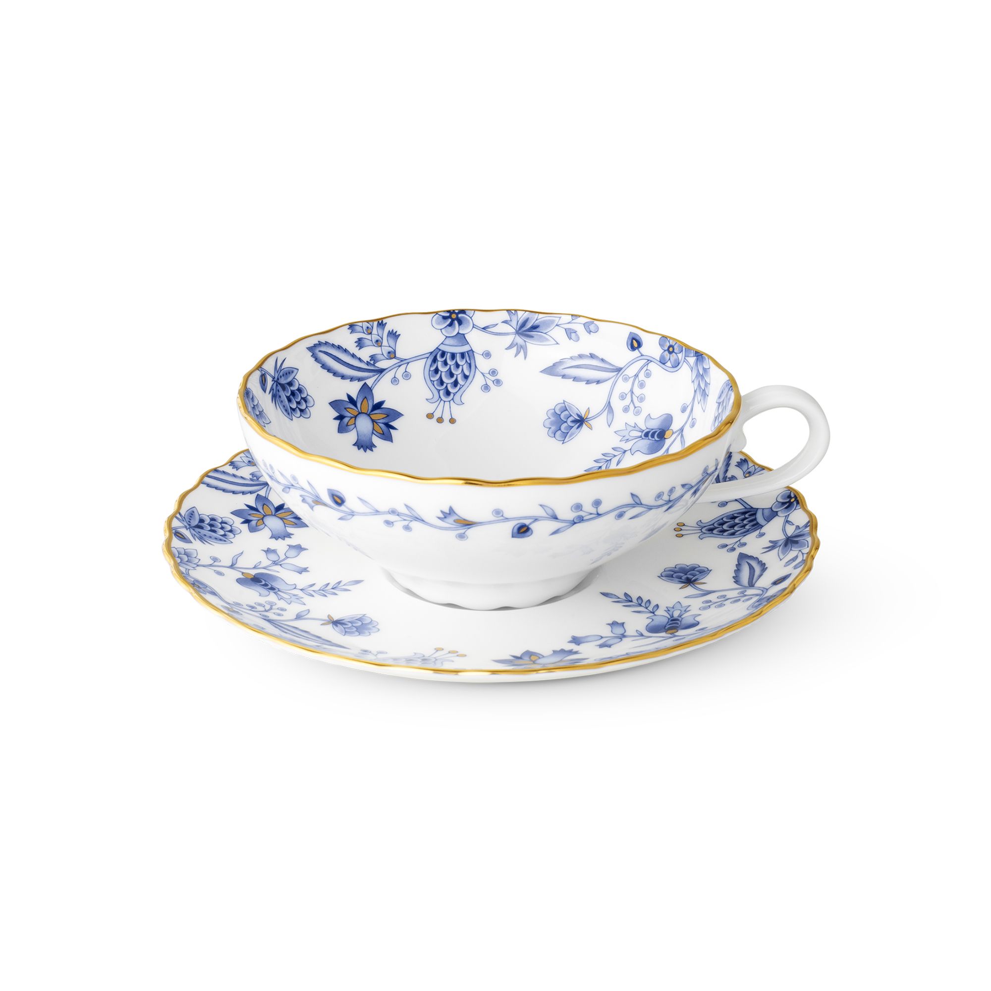 Chén trà & đĩa lót Noritake Blue Sorrentino 180ml