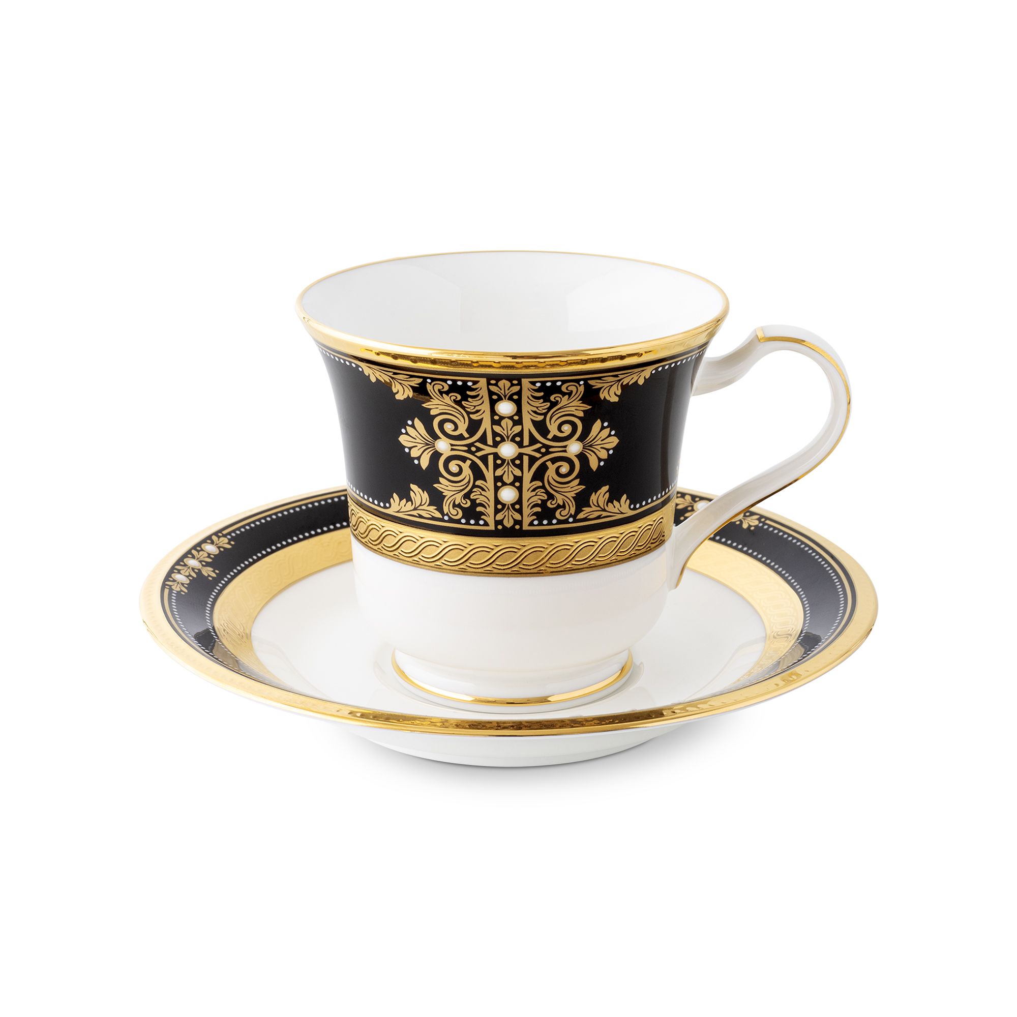 Chén trà & đĩa lót Noritake Evening Majesty 220ml