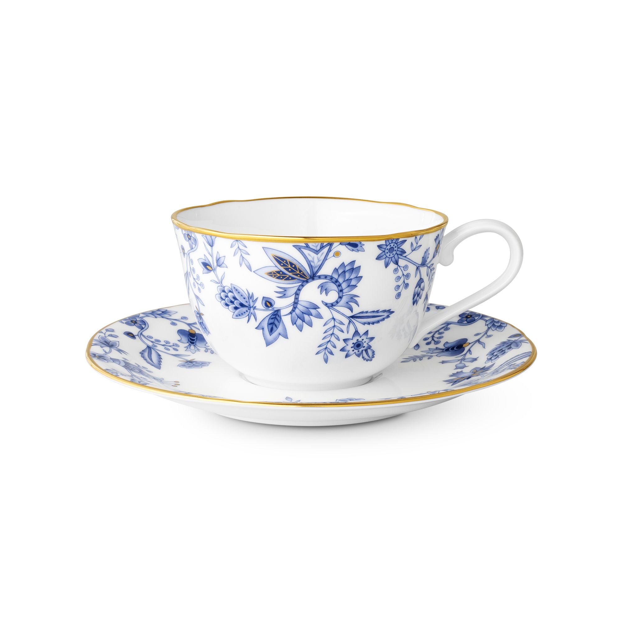 Chén trà & đĩa lót Noritake Blue Sorrentino 225ml