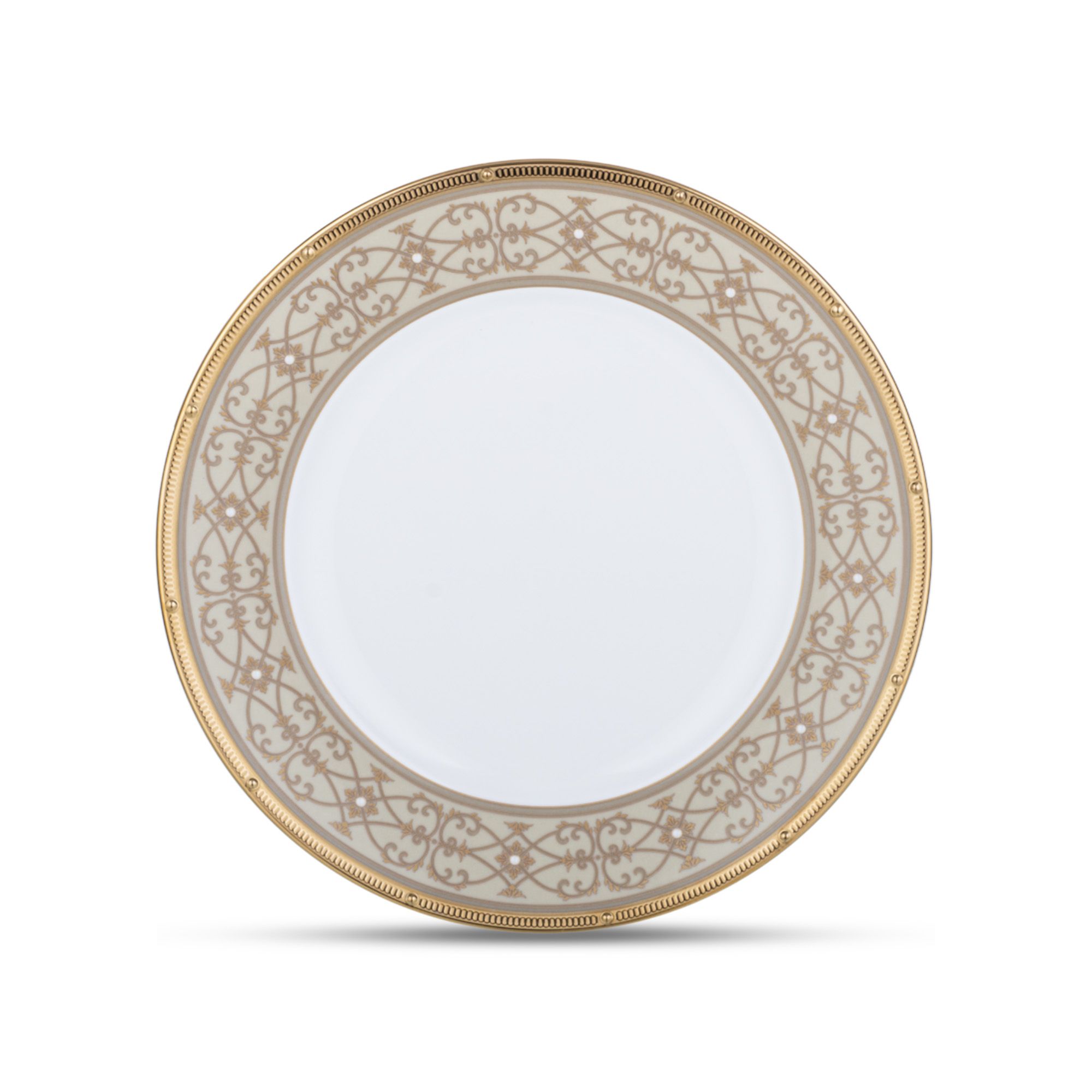 Đĩa tròn cỡ vừa (loại đặc biệt) Special Noritake Rochelle Gold 23,4cm
