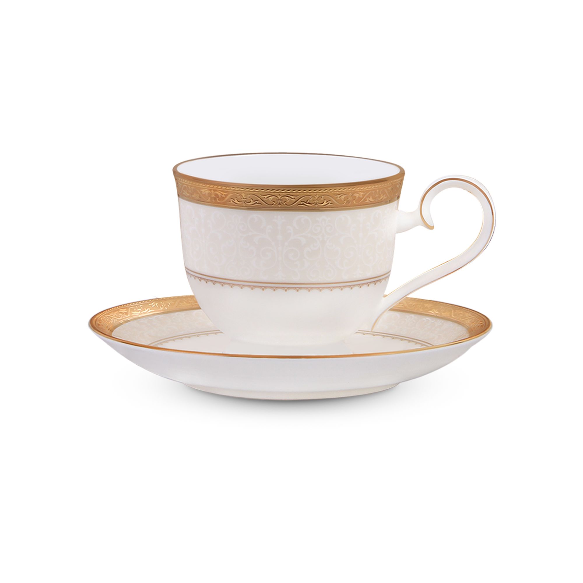 Chén trà & đĩa lót Noritake Odessa Gold 230ml