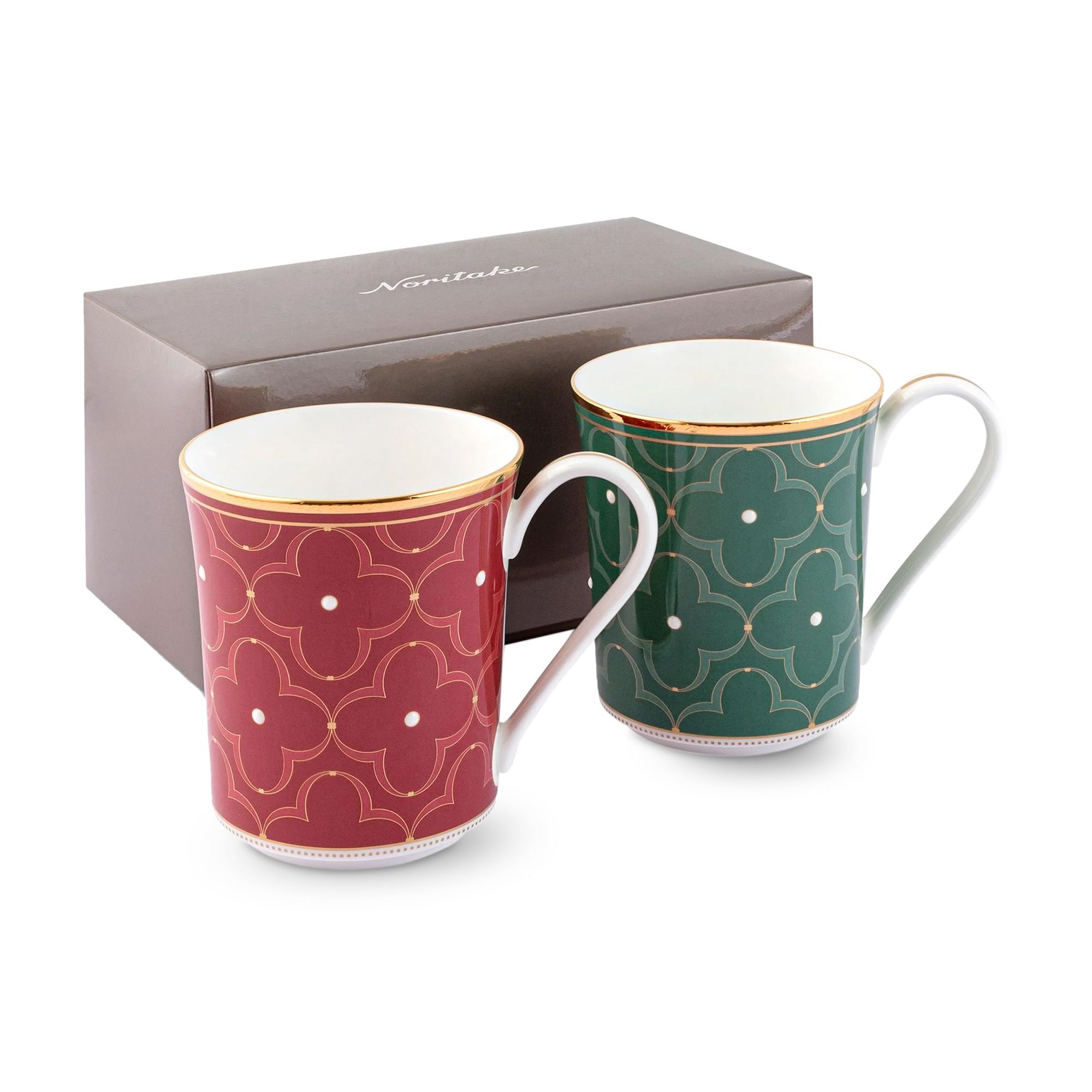 Bộ đôi cốc sứ Noritake Trefolio HC 395ml