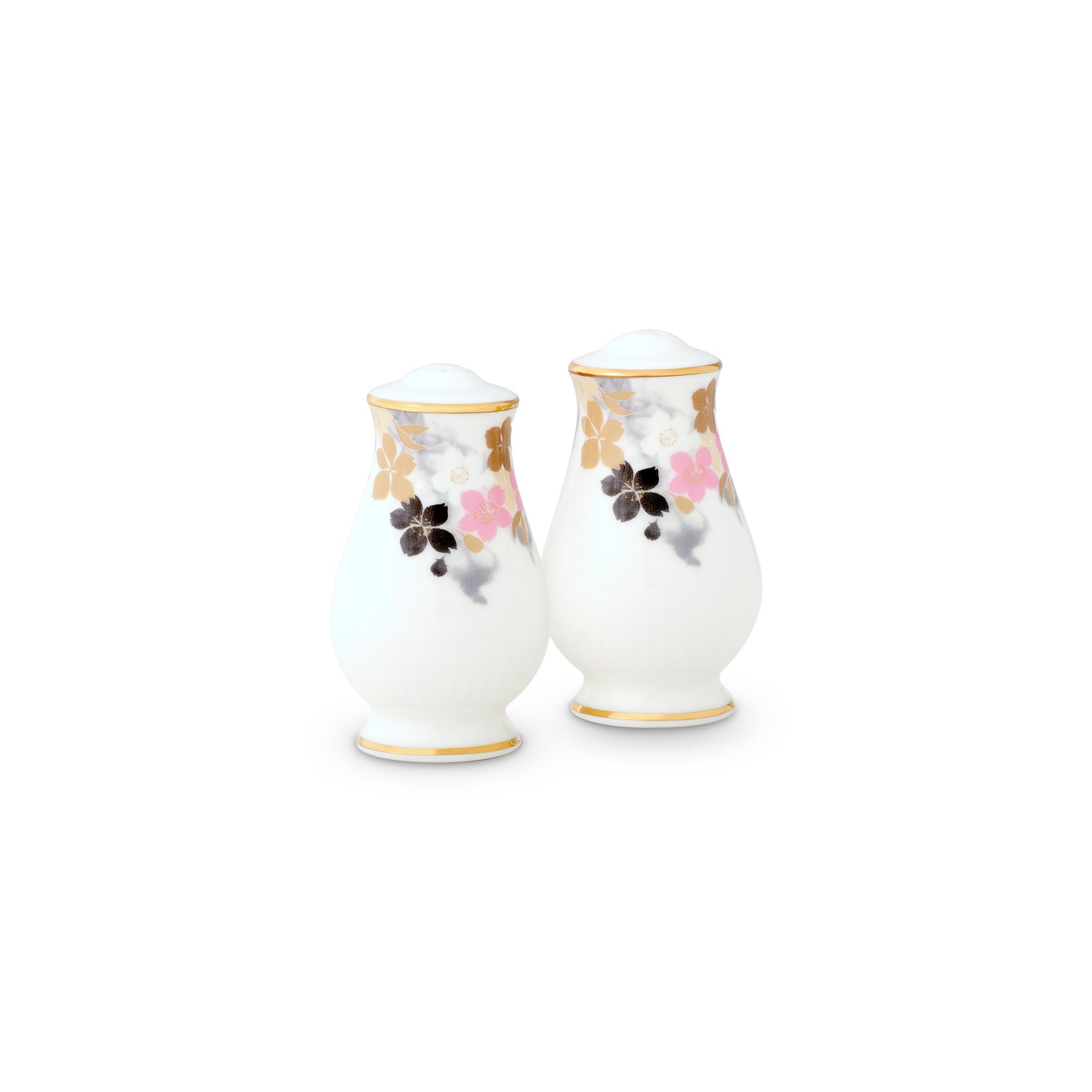 Bộ lọ đựng tiêu & muối Noritake Moonlit Blossoms 9,3cm