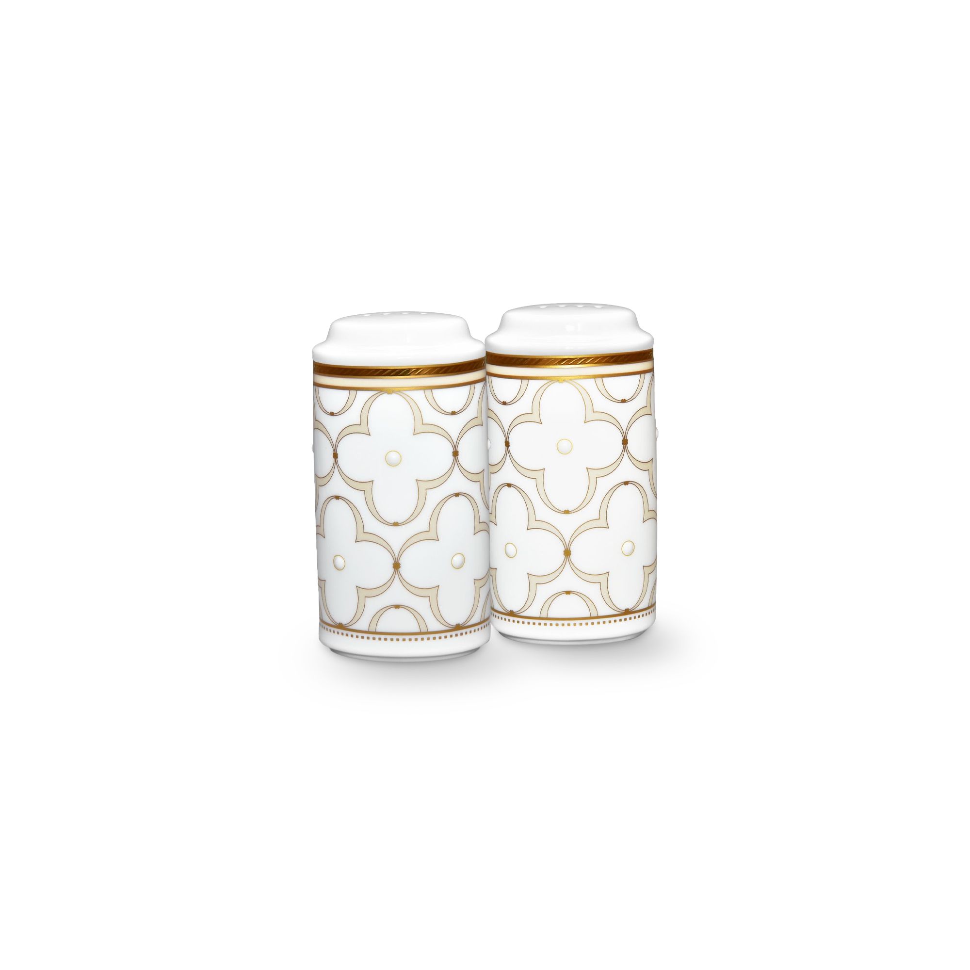Bộ lọ đựng tiêu & muối Noritake Trefolio Gold 10,4cm