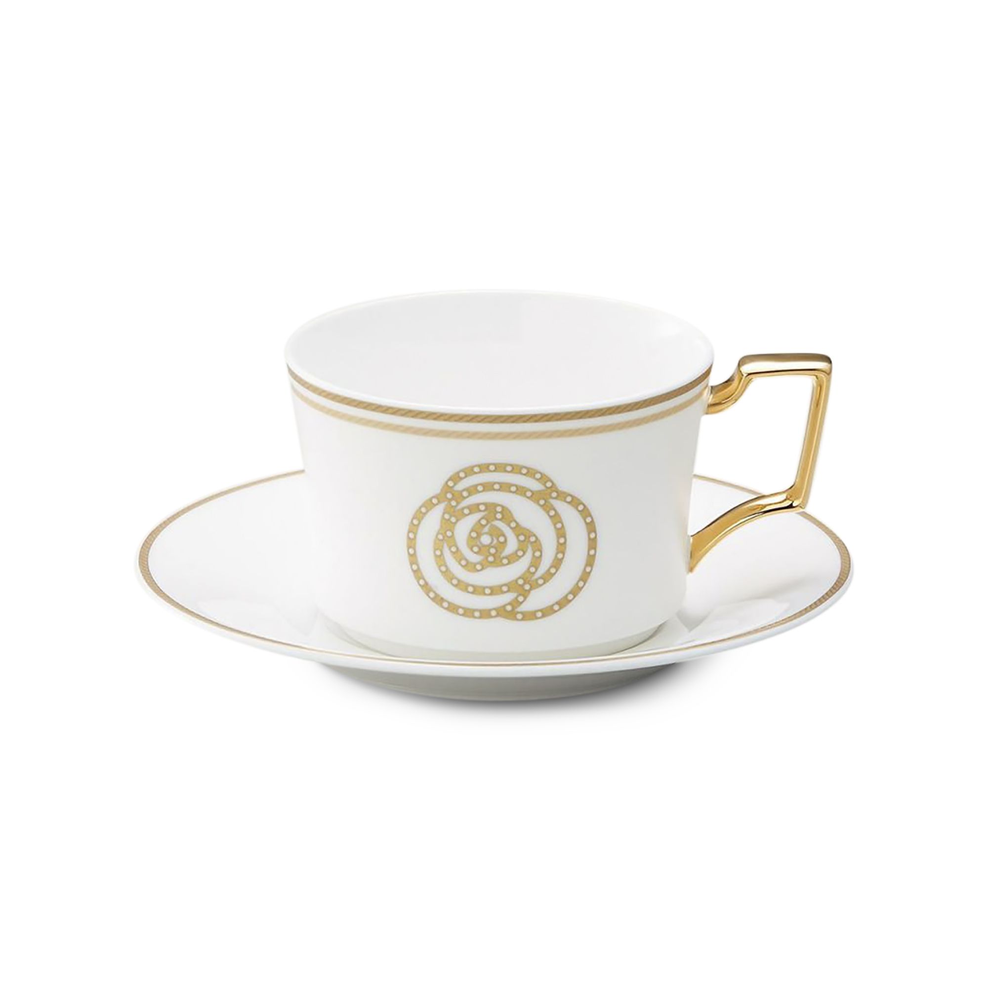 Chén trà & đĩa lót Noritake Aidan Gold 240ml