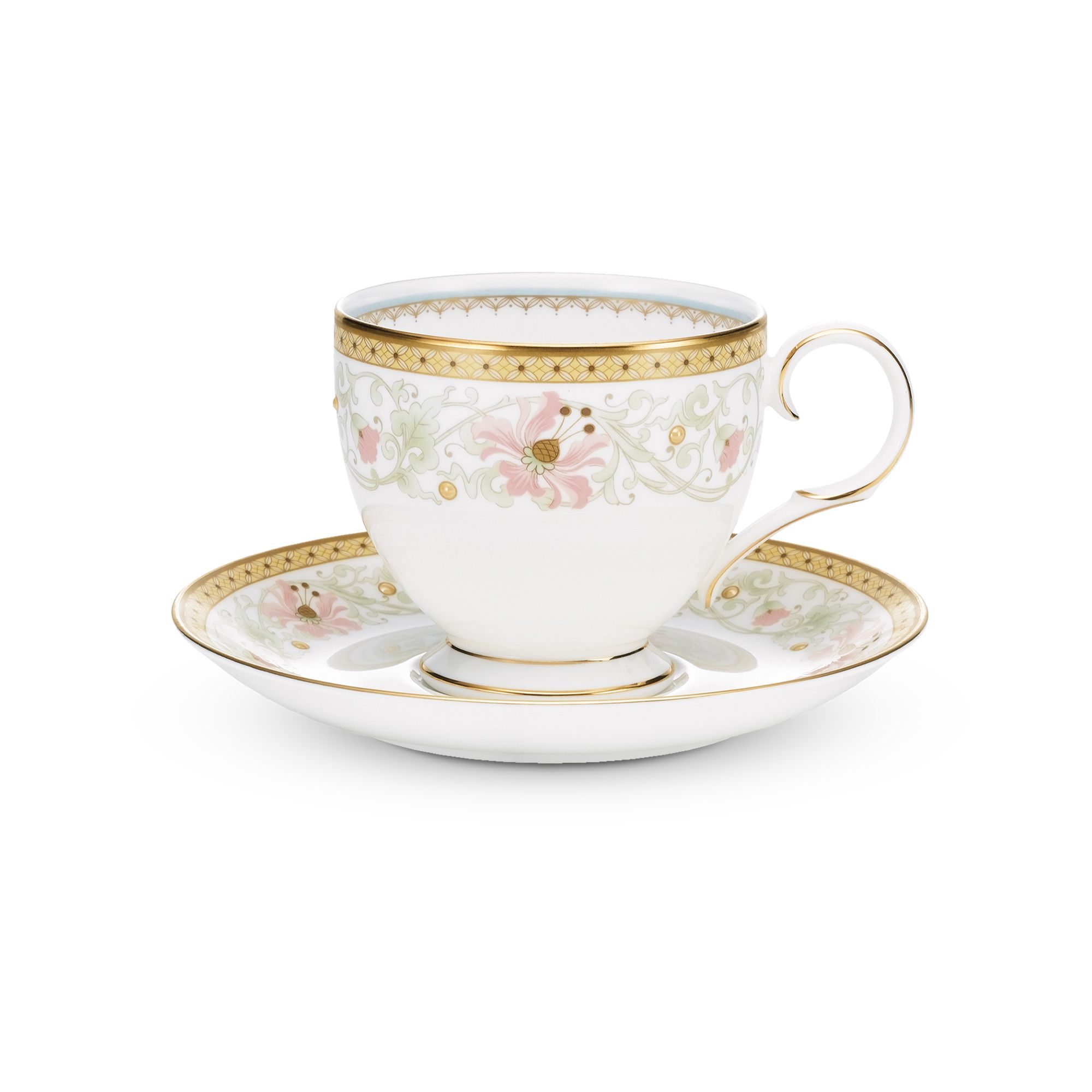 Chén trà & đĩa lót Noritake Blooming Splendor 250ml
