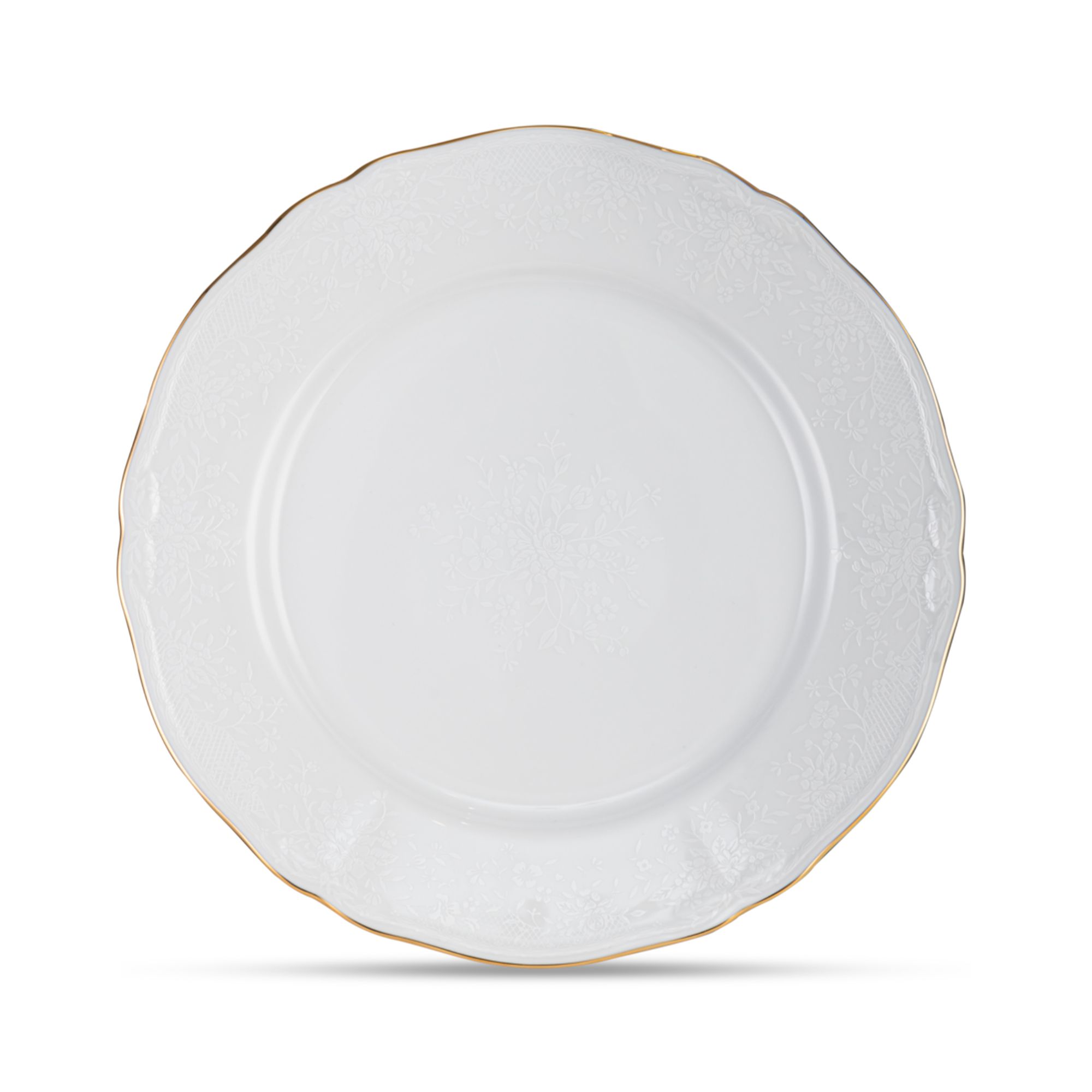 Đĩa tròn cỡ lớn Noritake Princess Bouquet Gold 26,9cm