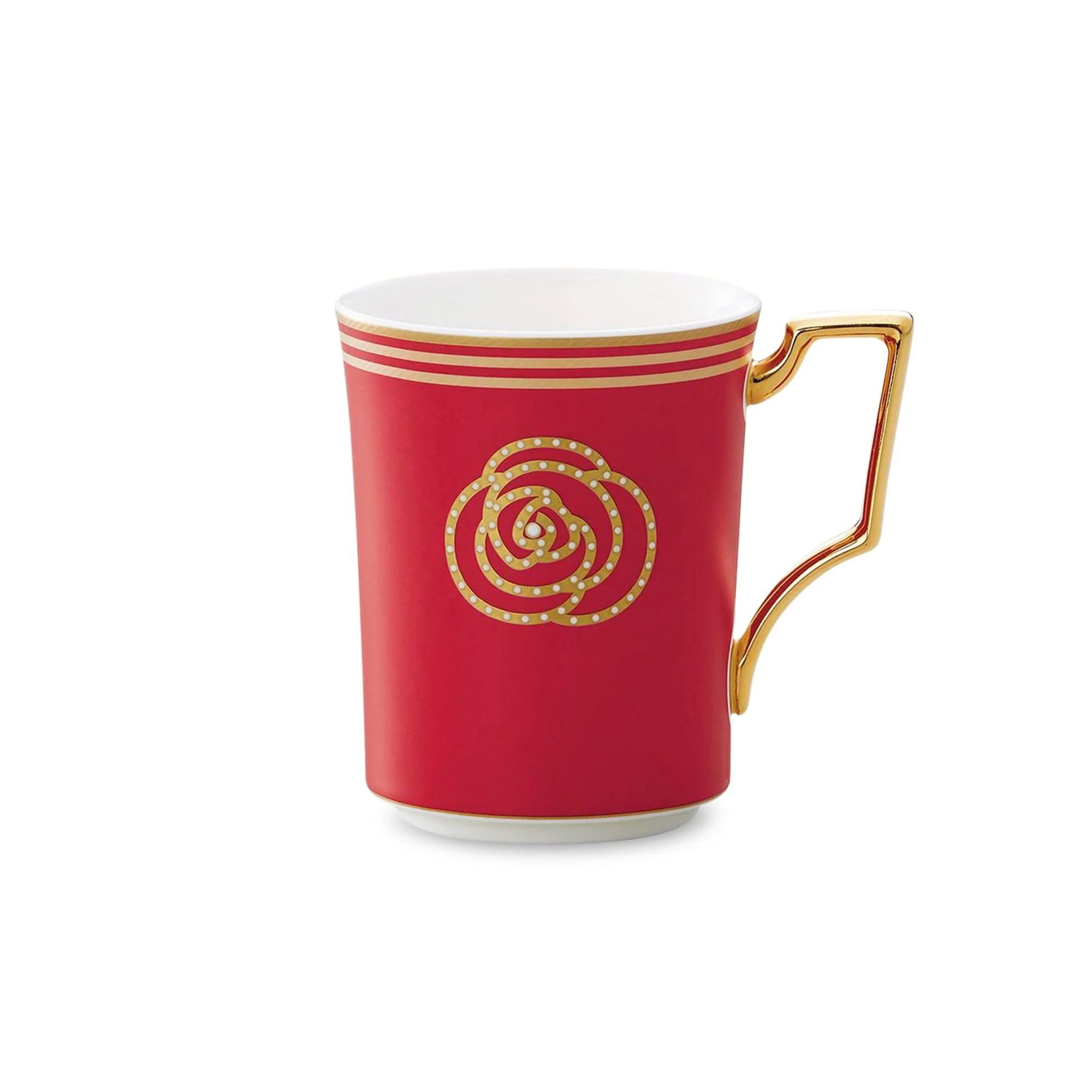 Cốc sứ (đặc biệt - Đỏ) Noritake Aidan Gold 330ml