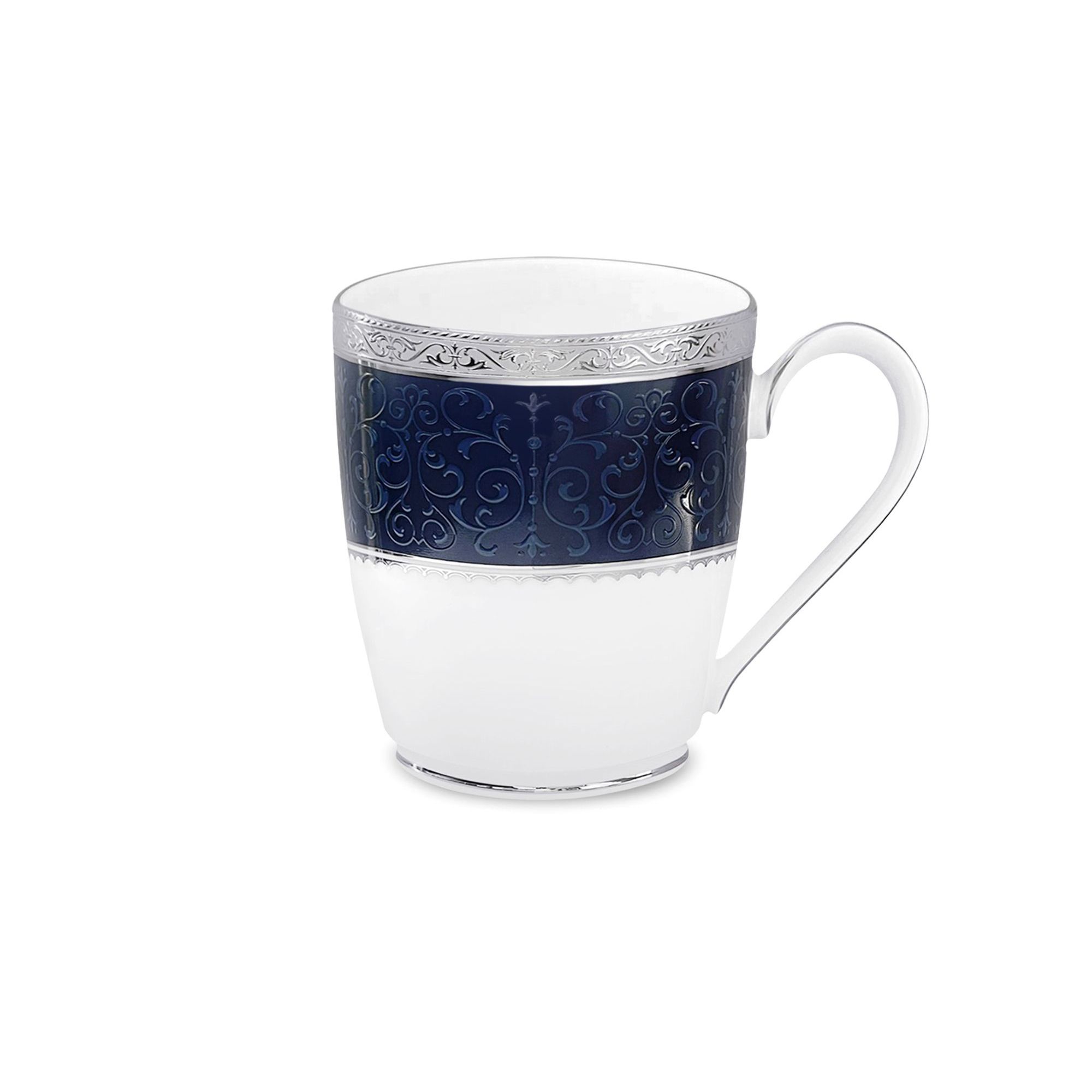 Cốc sứ Noritake Odessa Cobalt Platinum 295ml