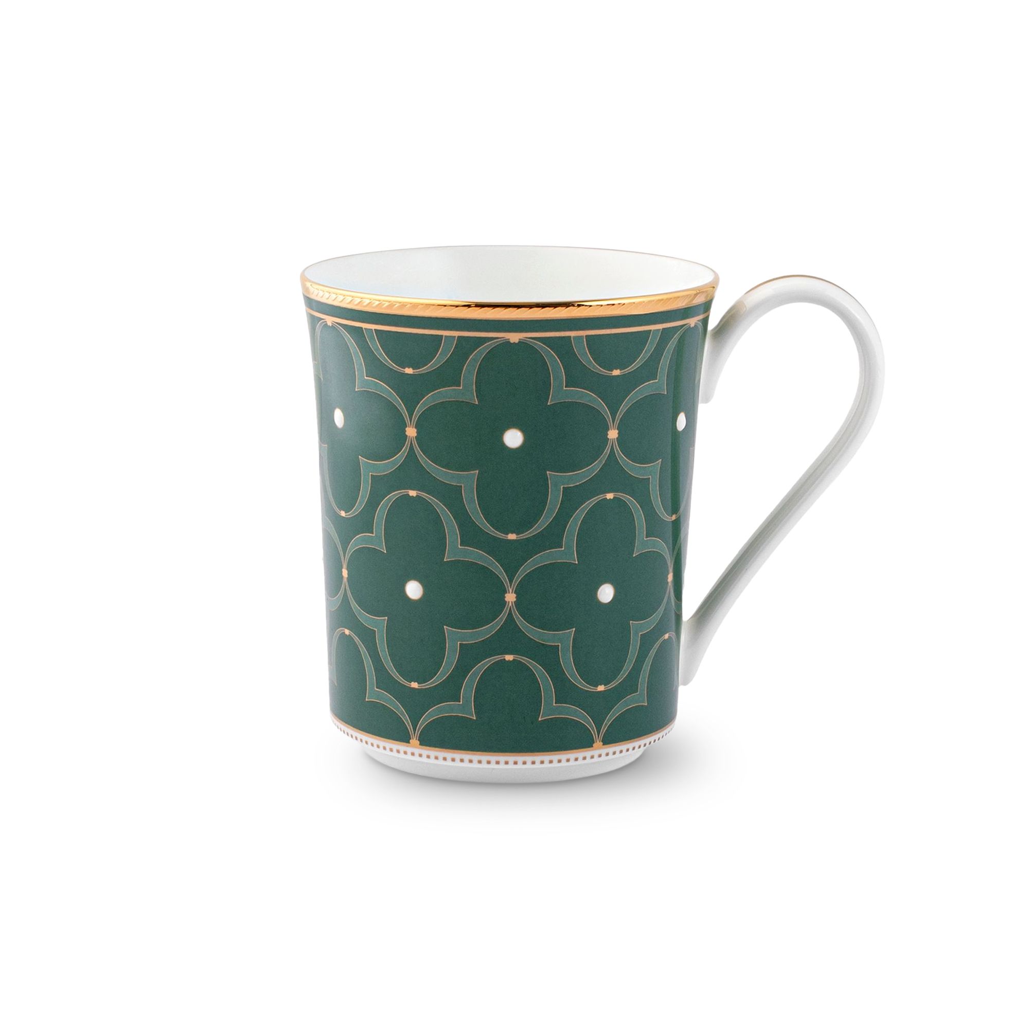 Cốc sứ màu xanh Noritake Trefolio HC 395ml