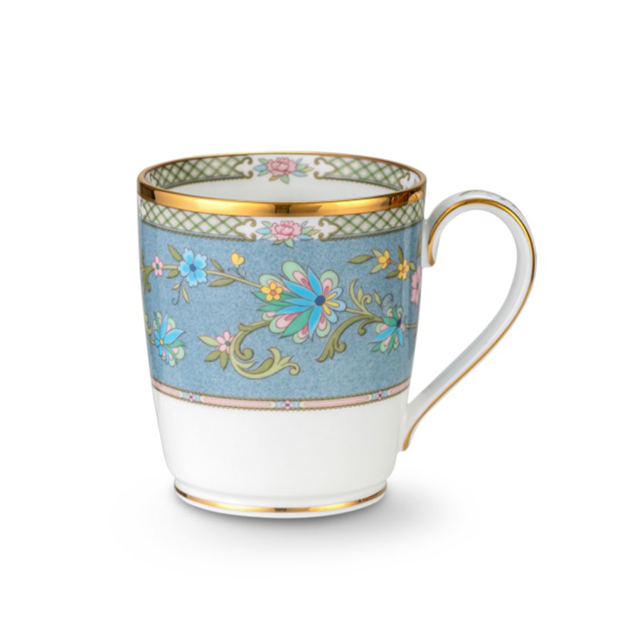 Cốc sứ Noritake Yoshino màu xanh dương, dung tích 285ml