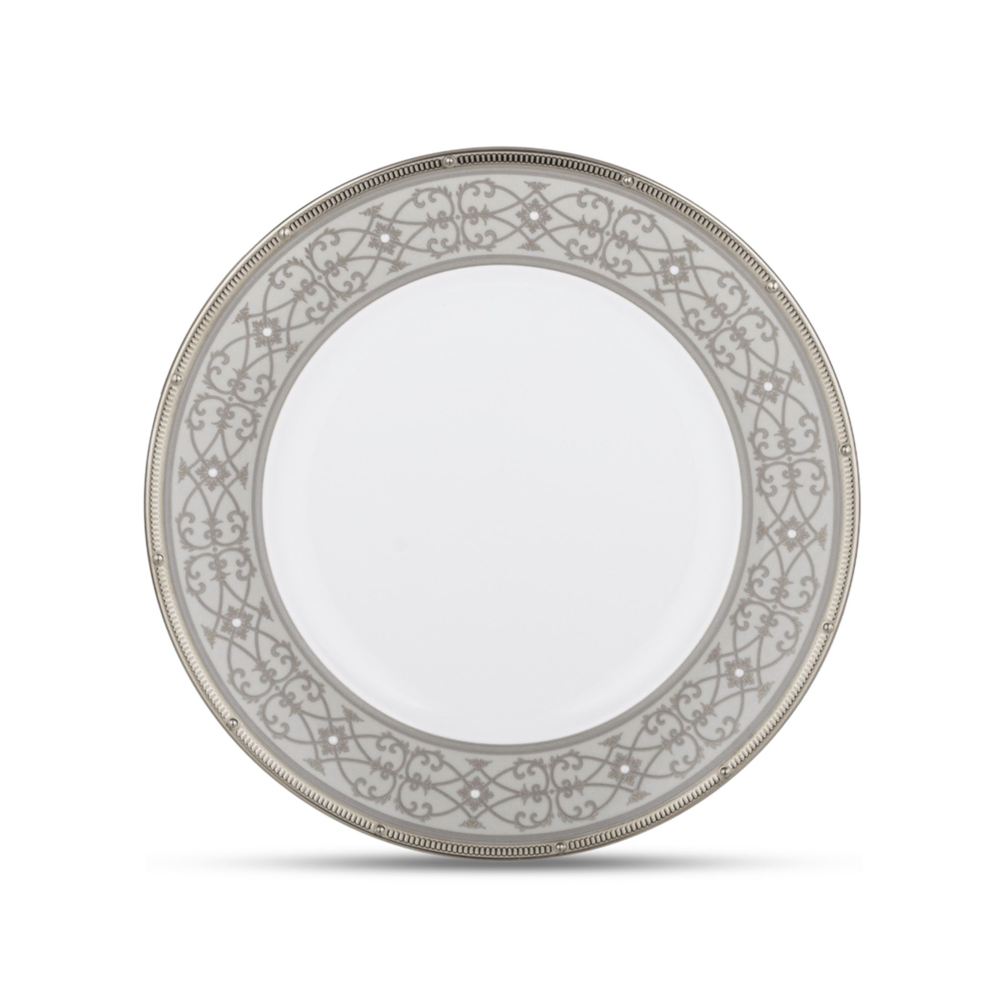 Đĩa tròn cỡ vừa (loại đặc biệt) Special Noritake Rochelle Platinum 23,4cm