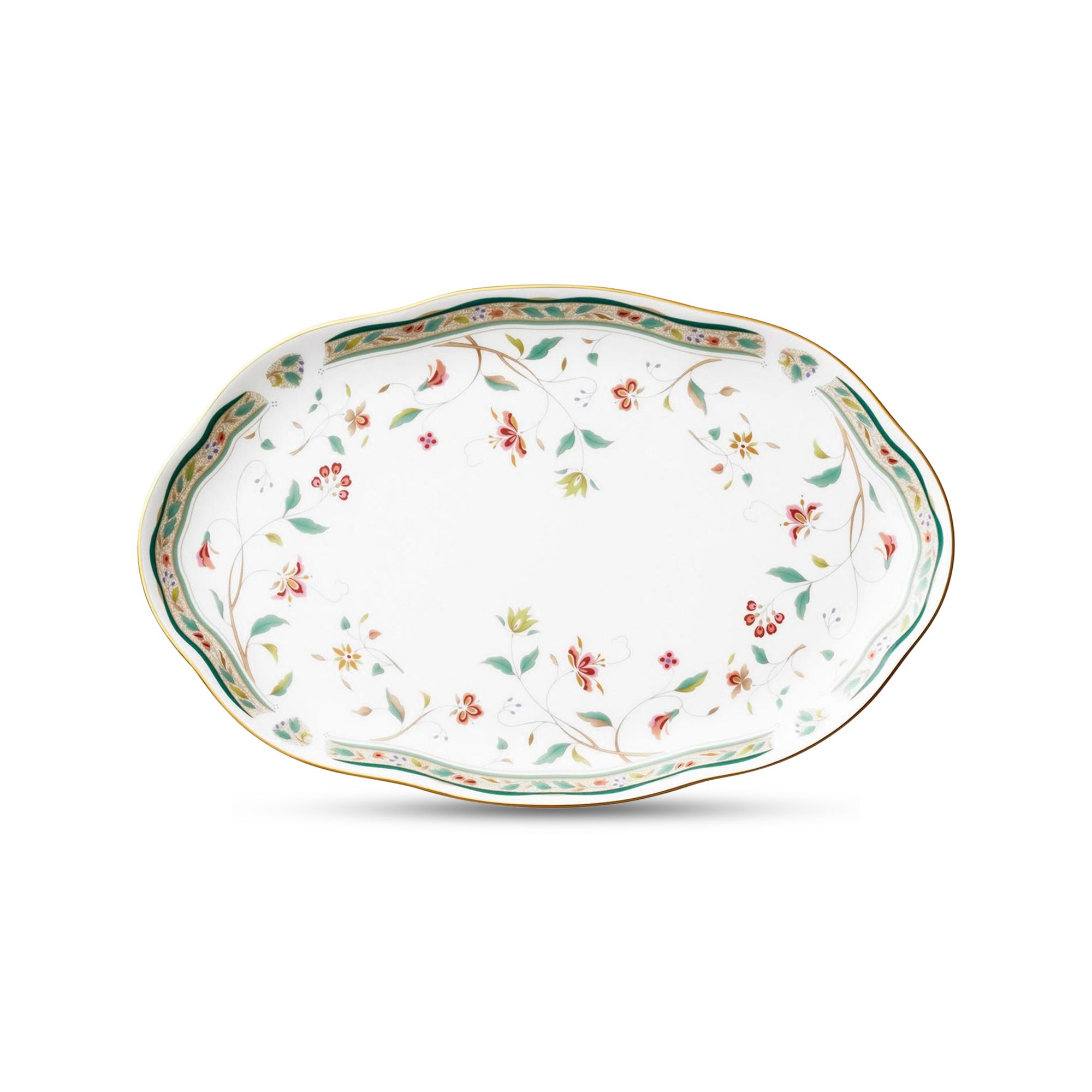 Đĩa hình đám mây Noritake Hana Sarasa 23,3cm