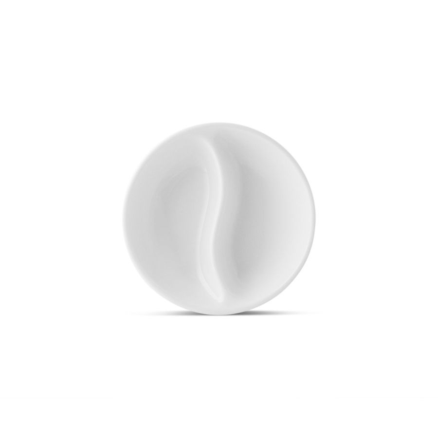 Đĩa gia vị 2 ngăn Noritake Plain White 9,1cm