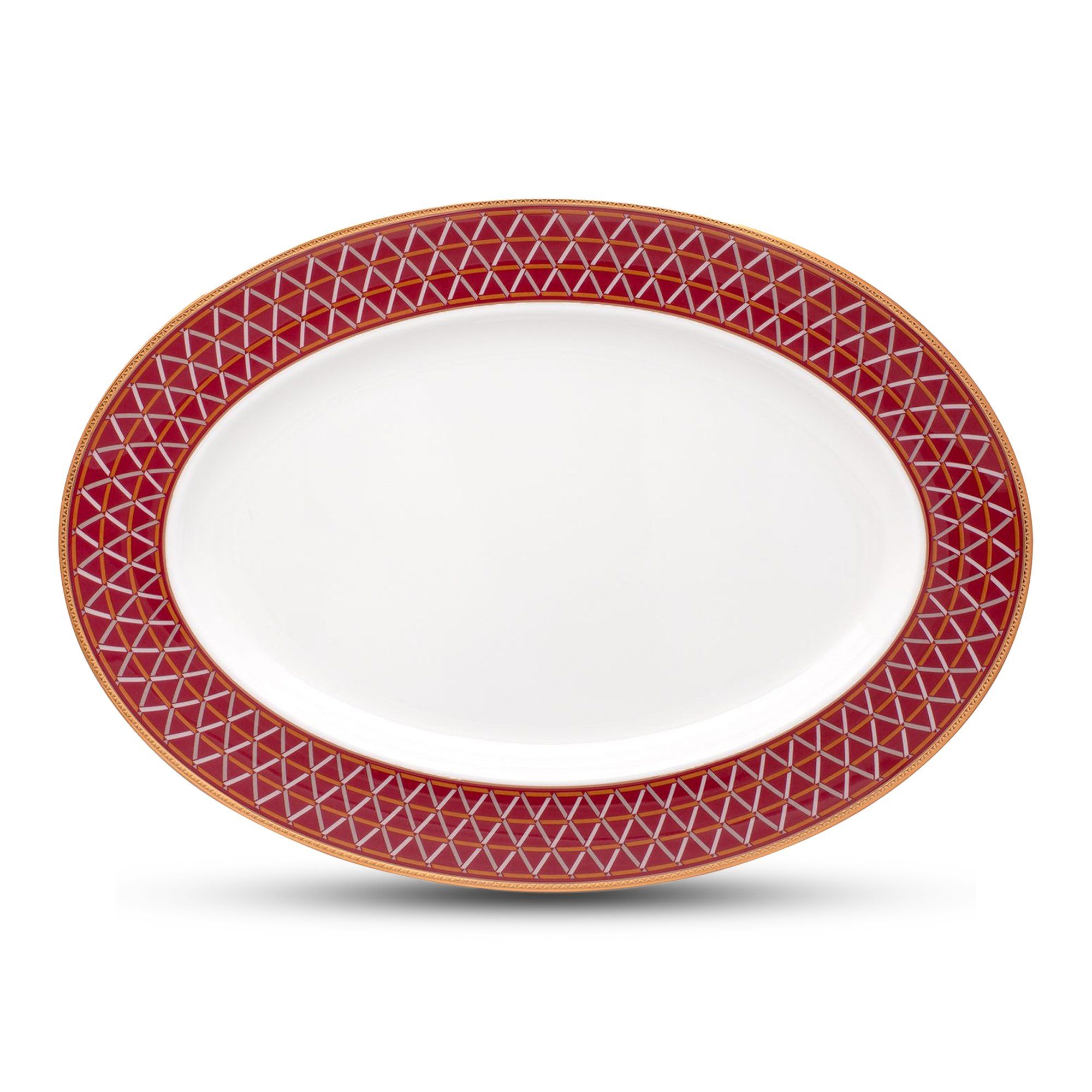 Đĩa Oval cỡ nhỏ Noritake Crochet 31,2cm