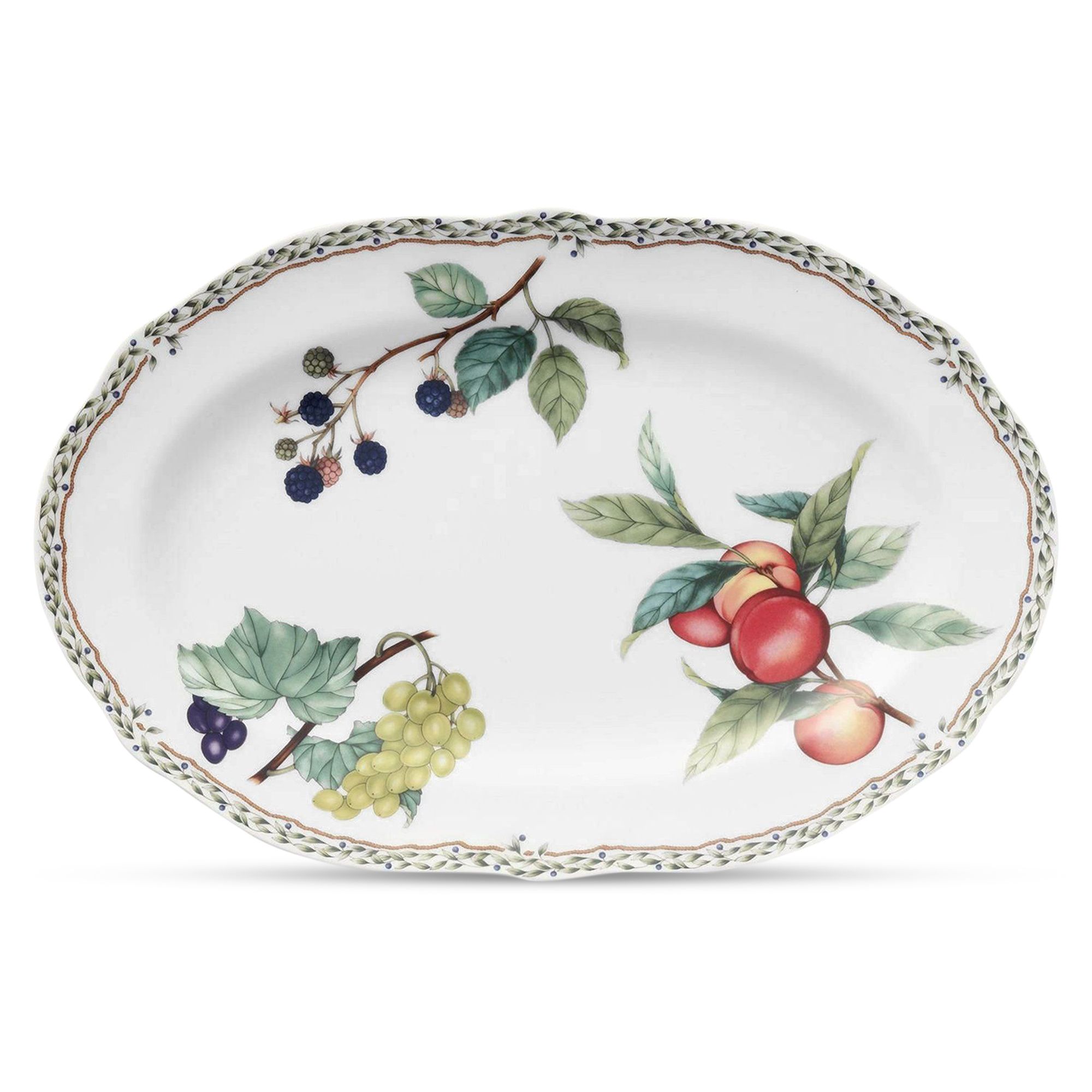 Đĩa Oval cỡ vừa Noritake Orchard Garden 37,8cm