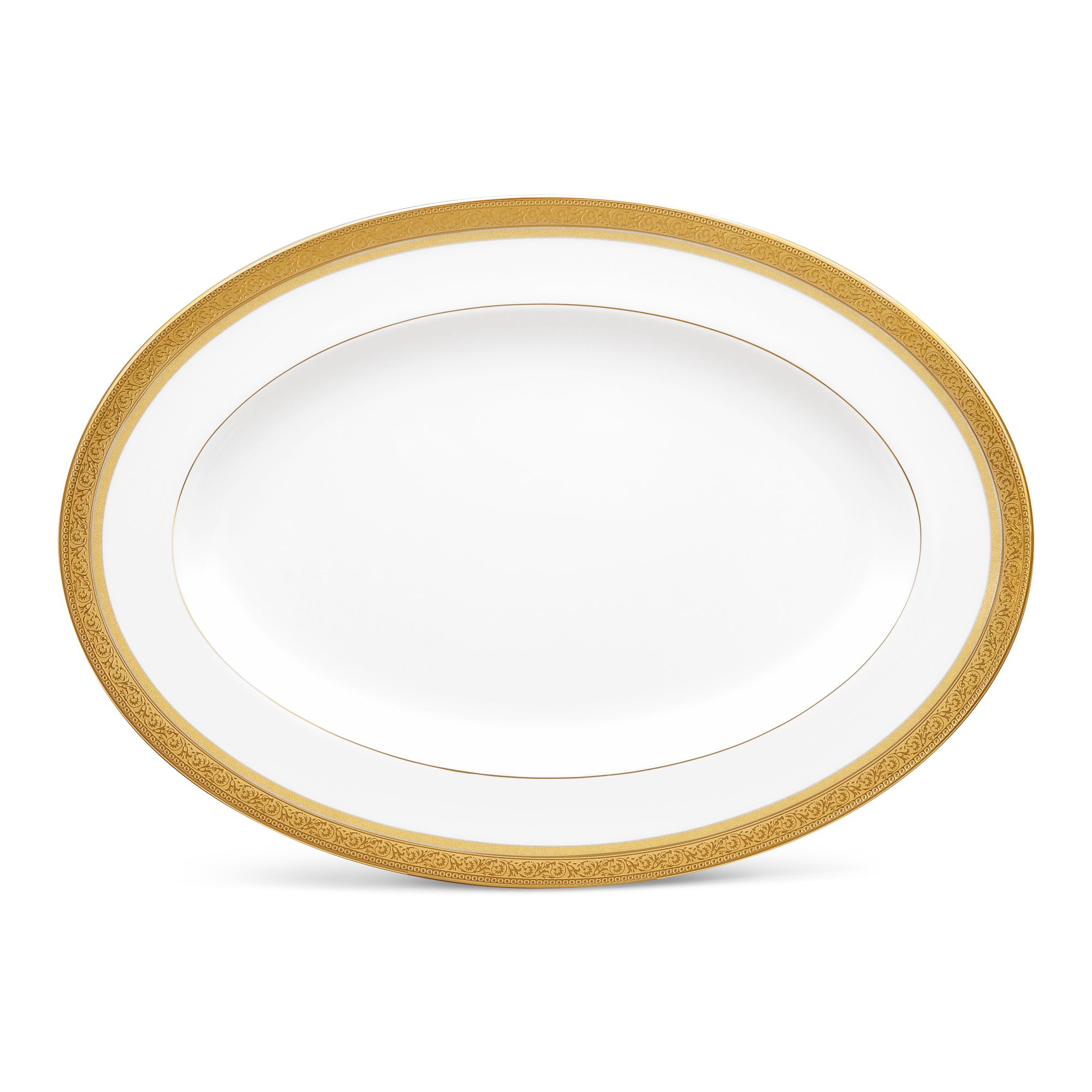 Đĩa Oval cỡ nhỏ Noritake Summit Gold 31,2cm