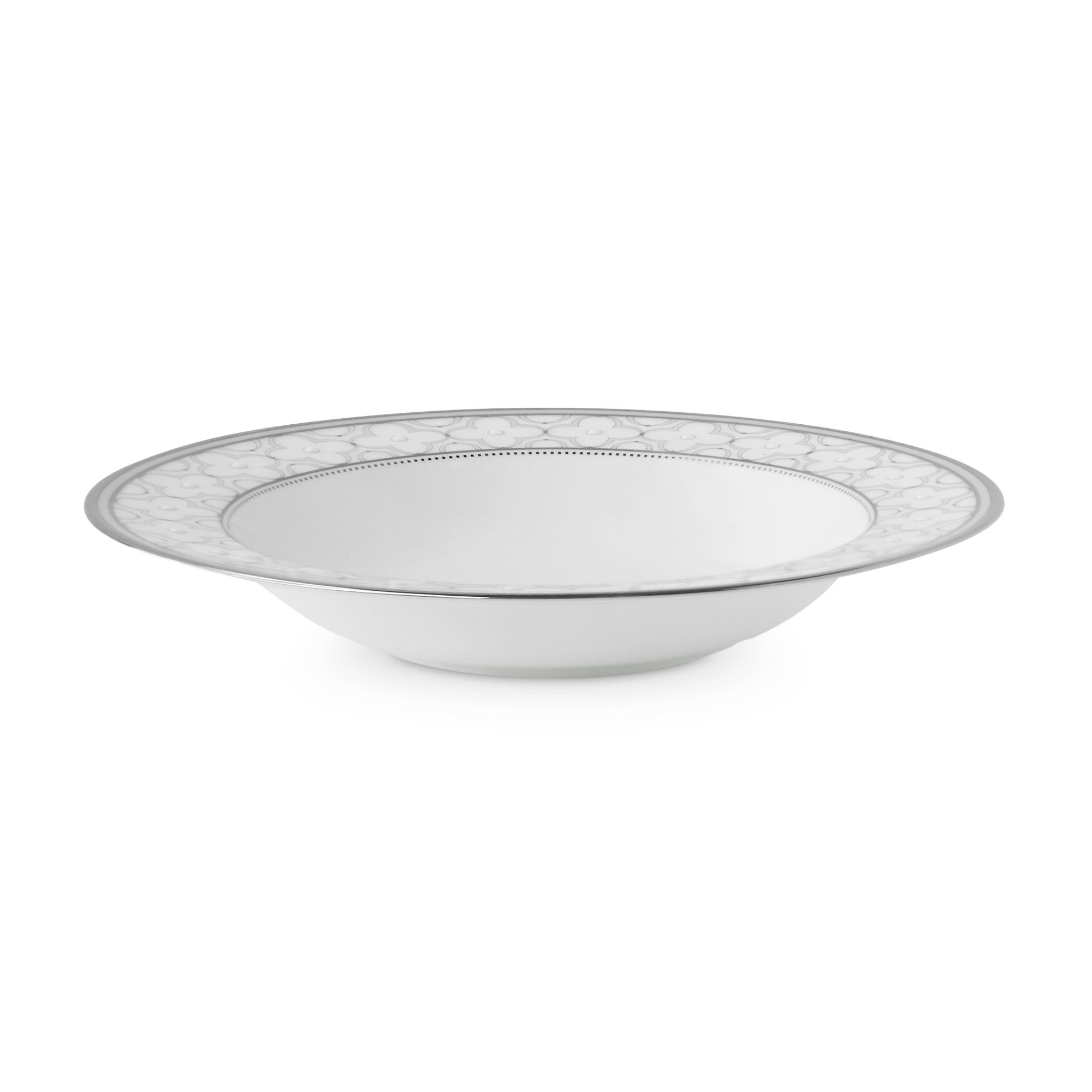 Đĩa sâu lòng Noritake Trefolio Platinum 24,7 cm