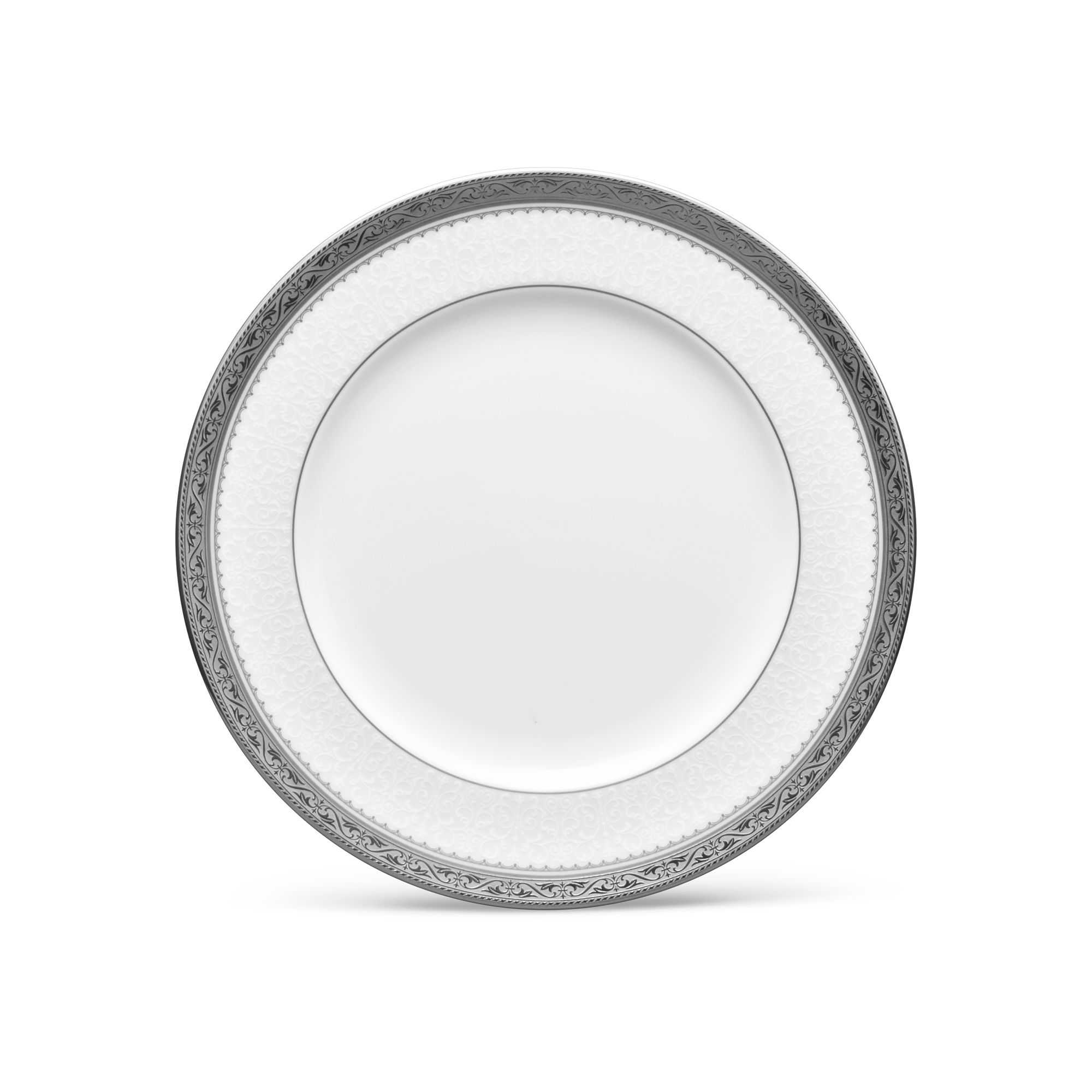 Đĩa tròn cỡ vừa Noritake Odessa Platinum 21,2cm