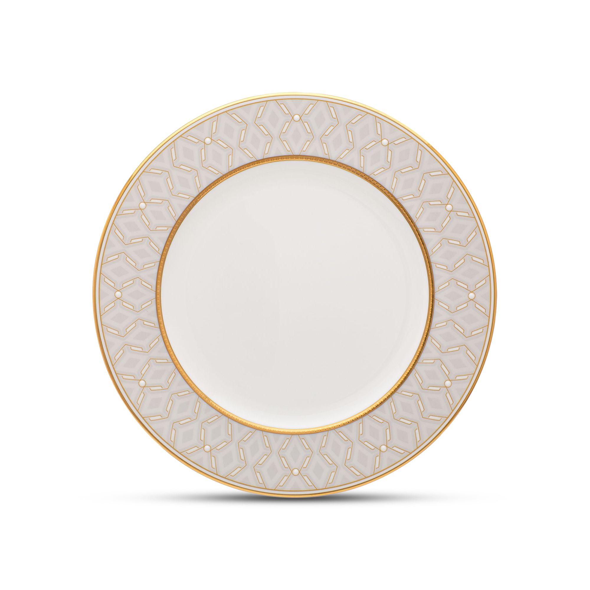 Đĩa tròn cỡ vừa Noritake Noble Pearl 21,9cm