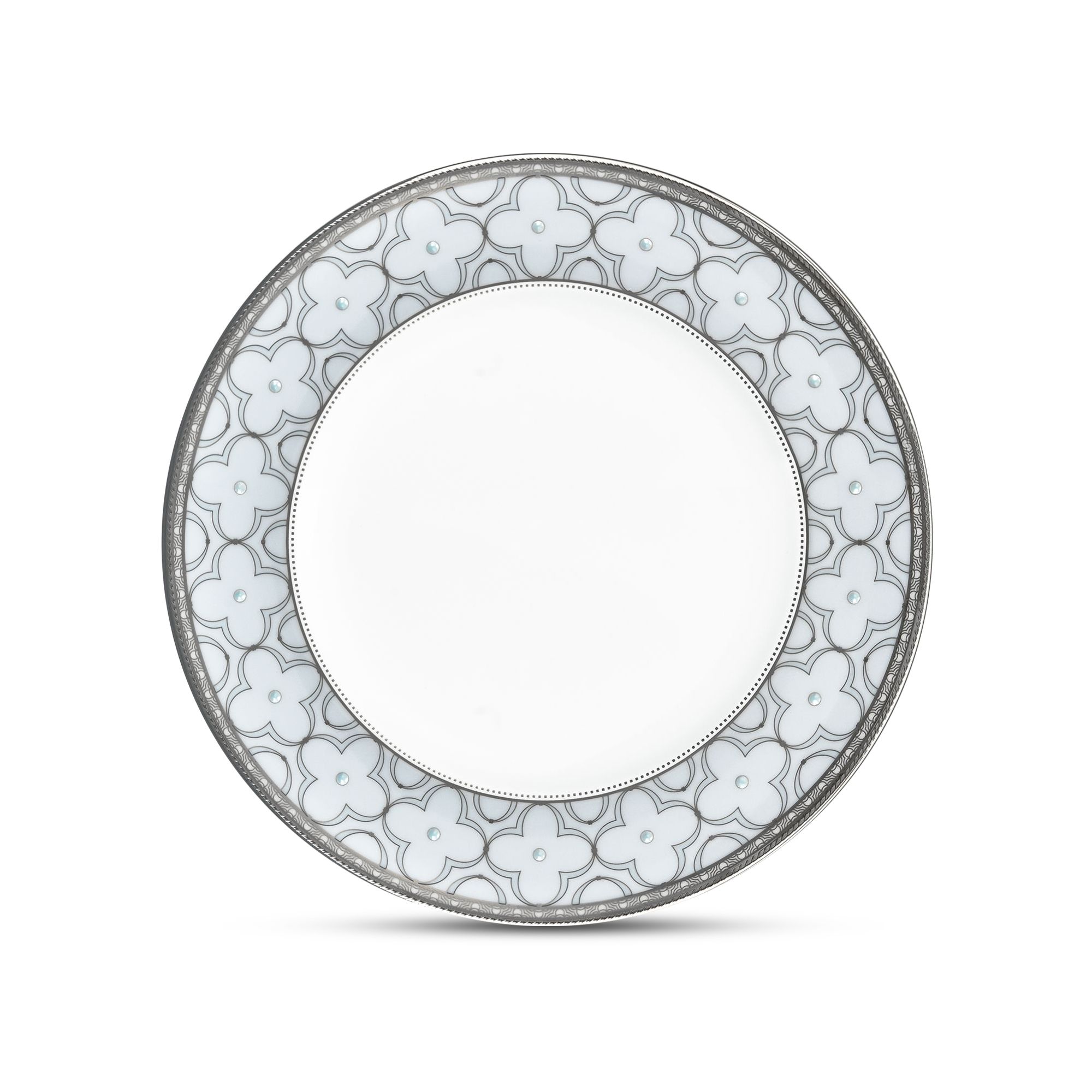 Đĩa tròn cỡ vừa (loại đặc biệt) Noritake Trefolio Platinum 24,5cm