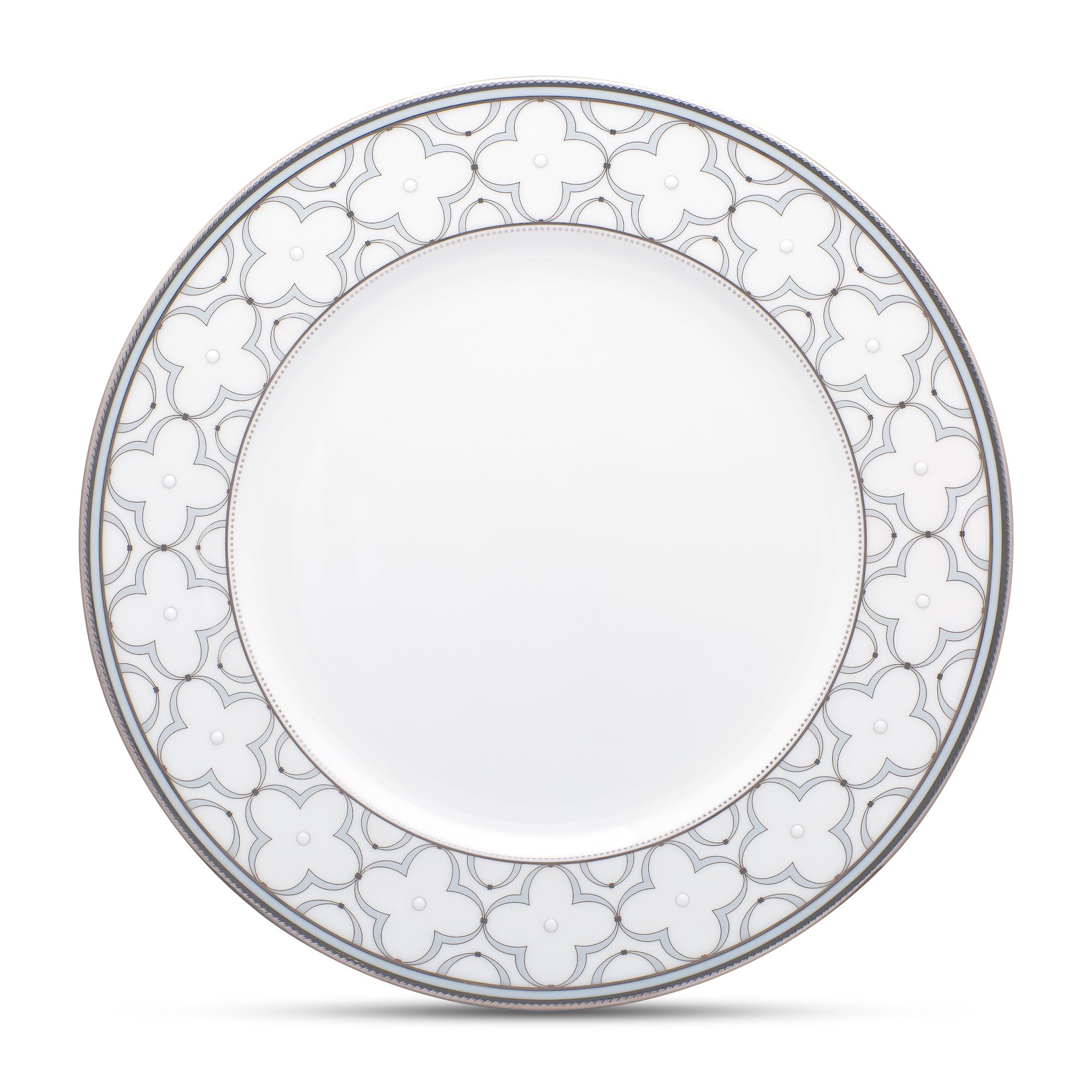 Đĩa tròn cỡ lớn Noritake Trefolio Platinum 28,1cm