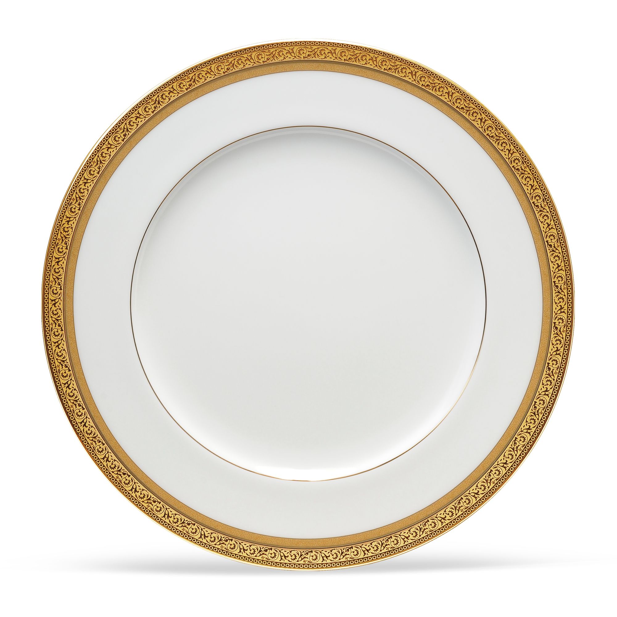 Đĩa tròn cỡ lớn Noritake Summit Gold 28,1cm