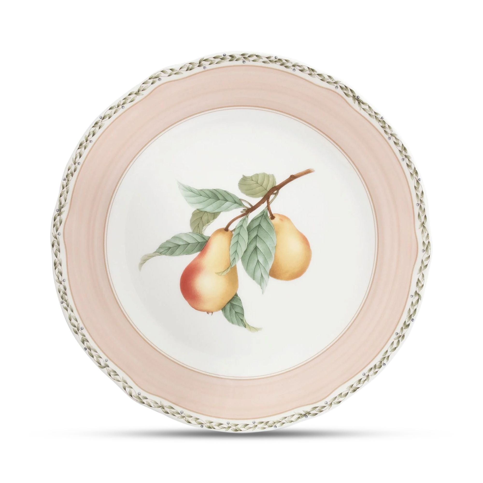 Đĩa tròn cỡ lớn màu hồng Noritake Orchard Garden 27,3cm