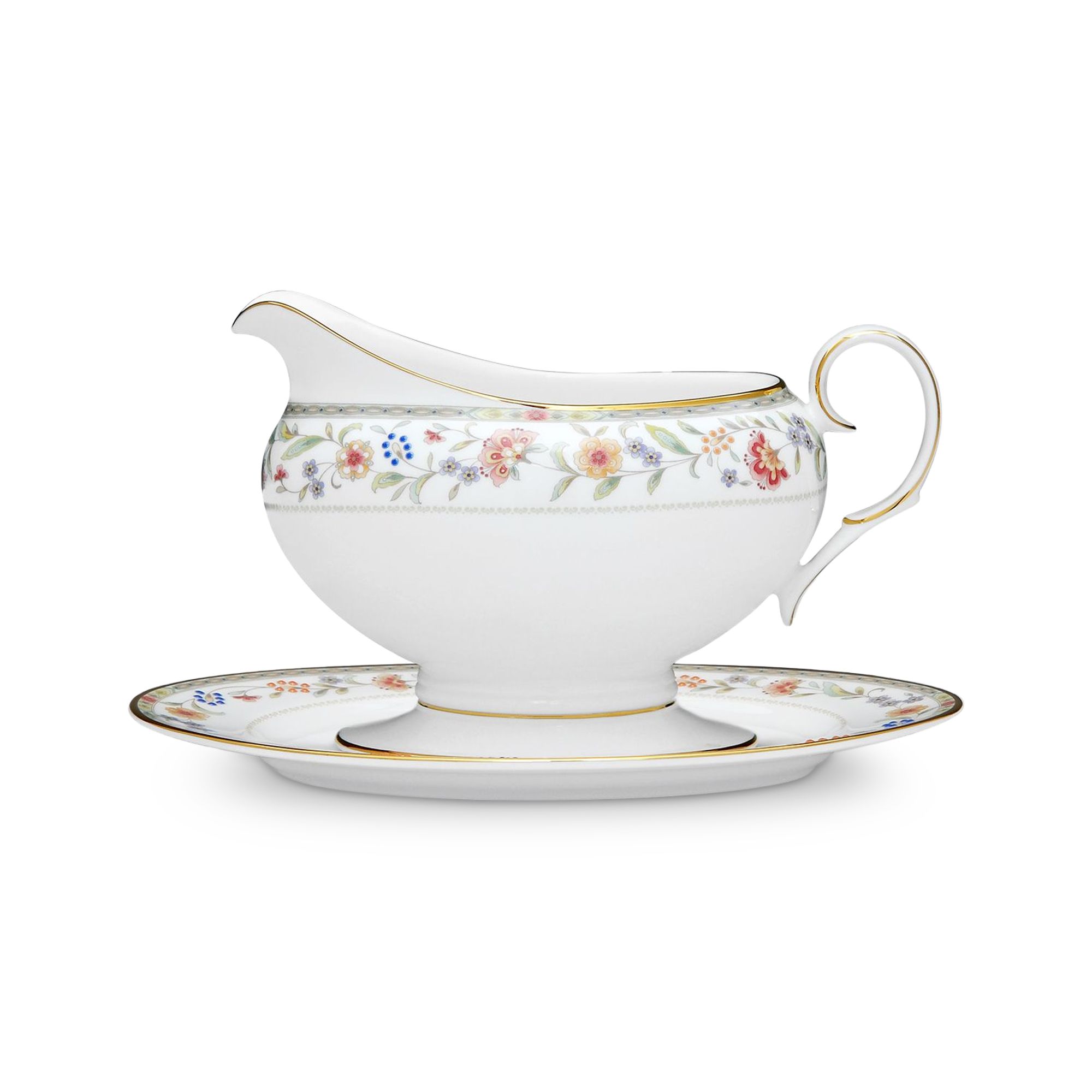 Bình đựng nước xốt kèm đĩa kê Noritake Primrose 670ml