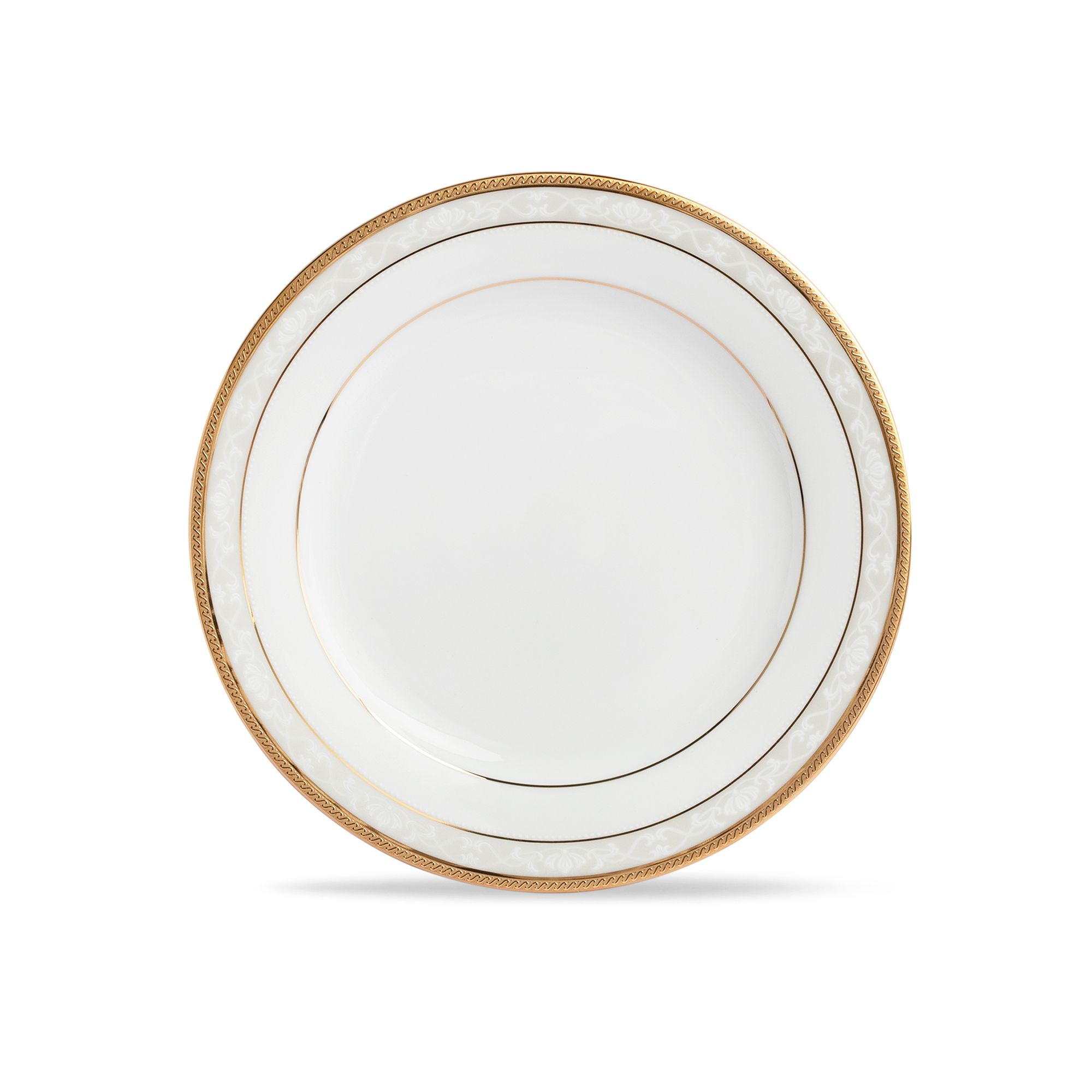 Đĩa tròn cỡ vừa Noritake Hampshire Gold 21,1cm