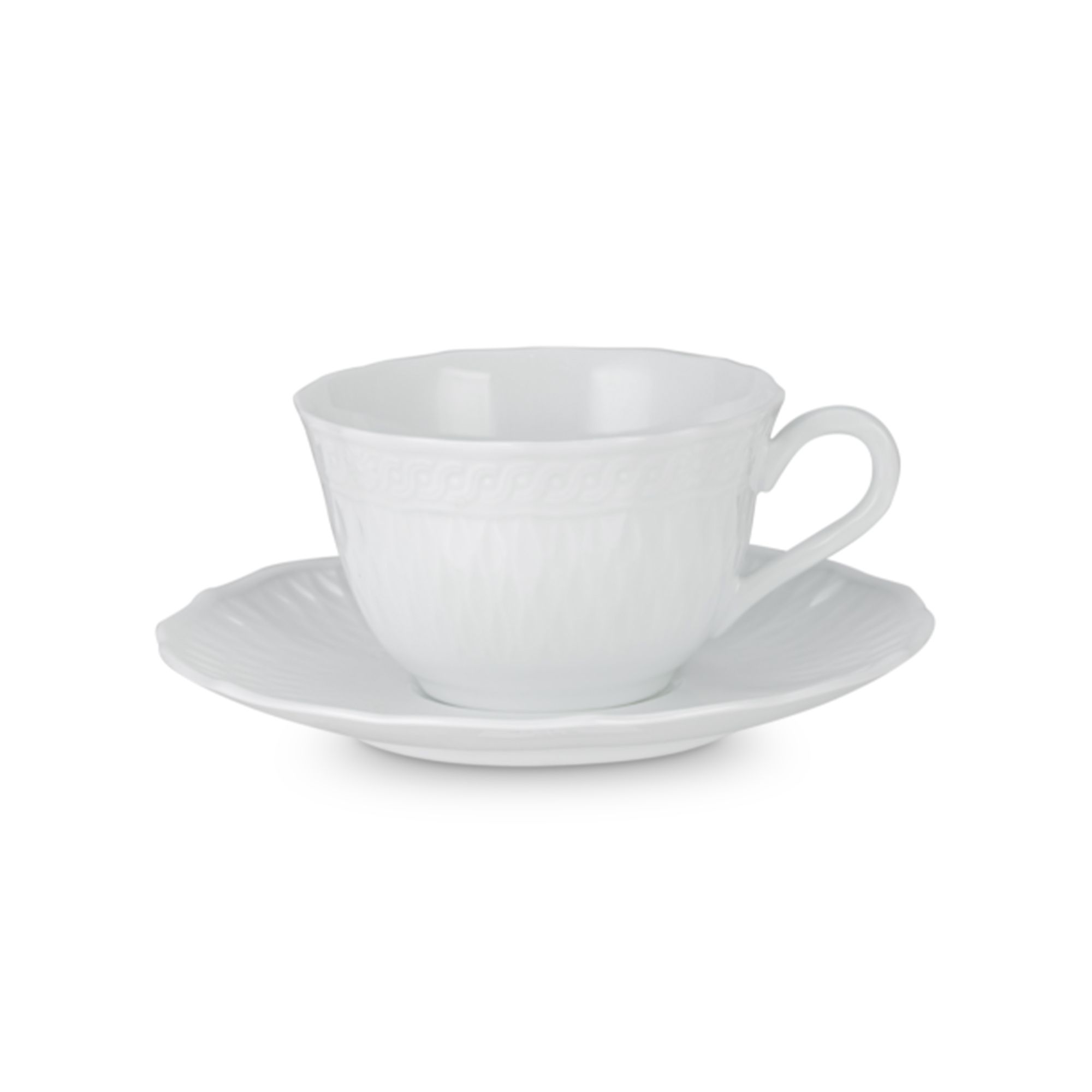 Chén trà & đĩa lót Noritake Cher Blanc 215ml