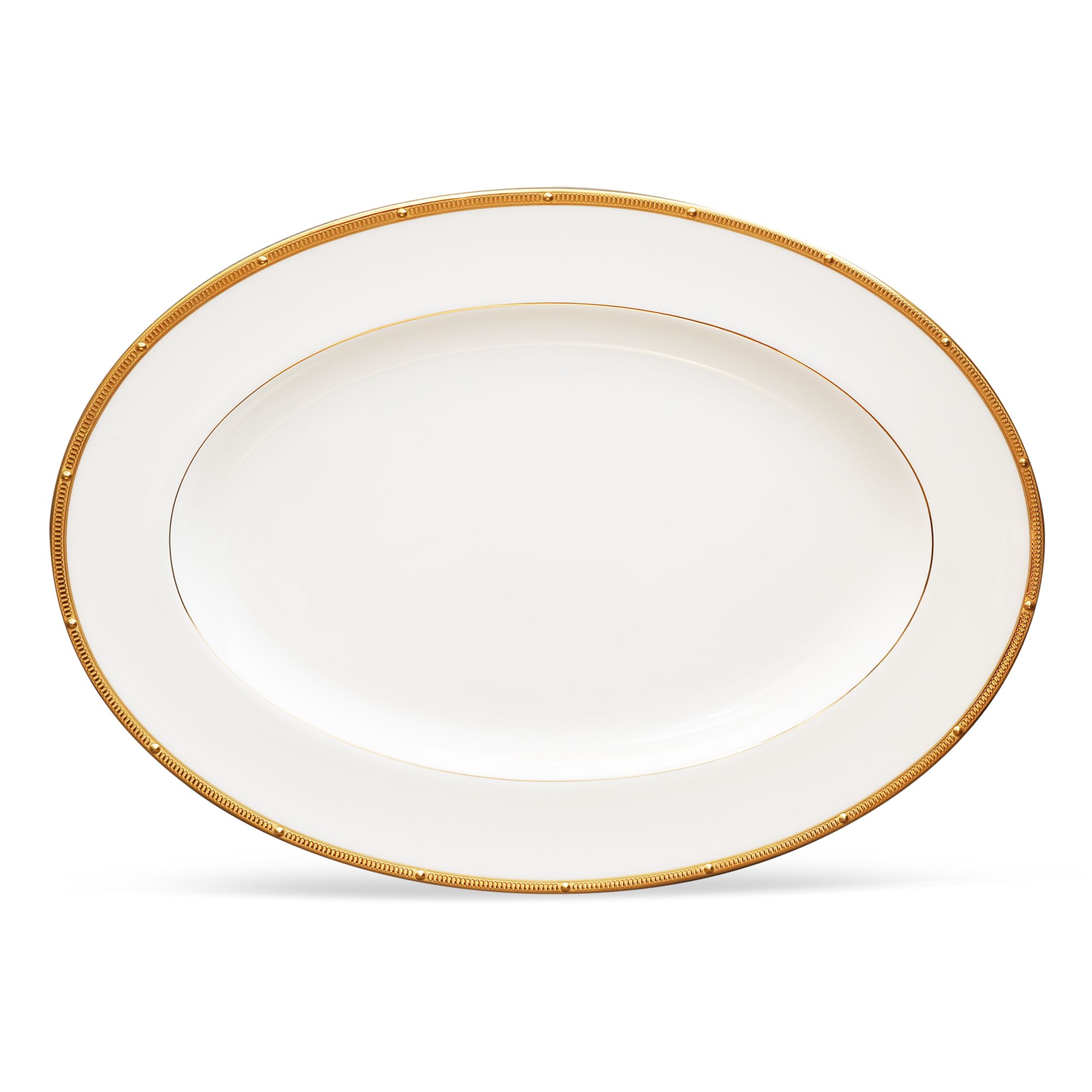 Đĩa Oval cỡ nhỏ Noritake Rochelle Gold 31,2cm