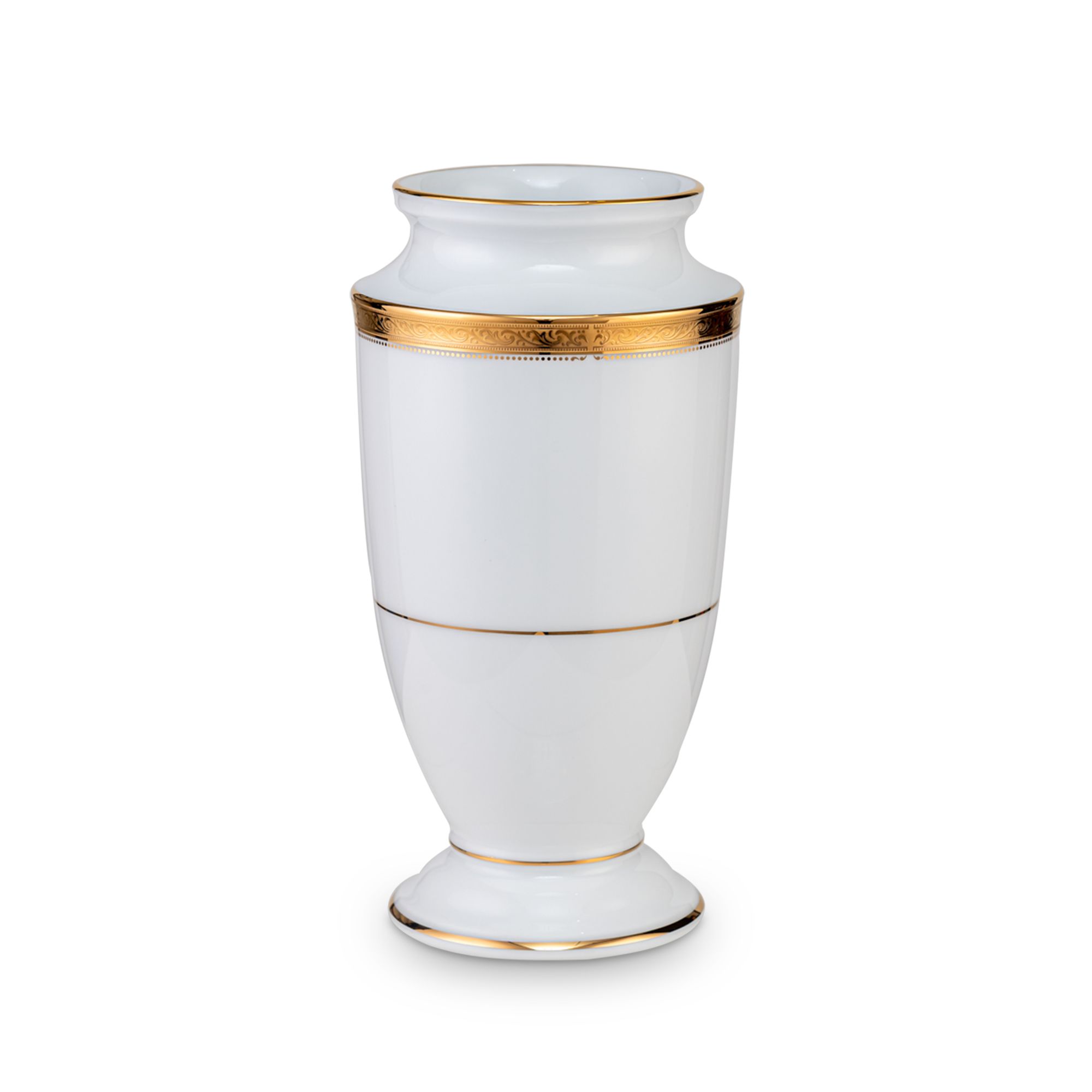 Bình hoa Noritake Majestic White 23cm