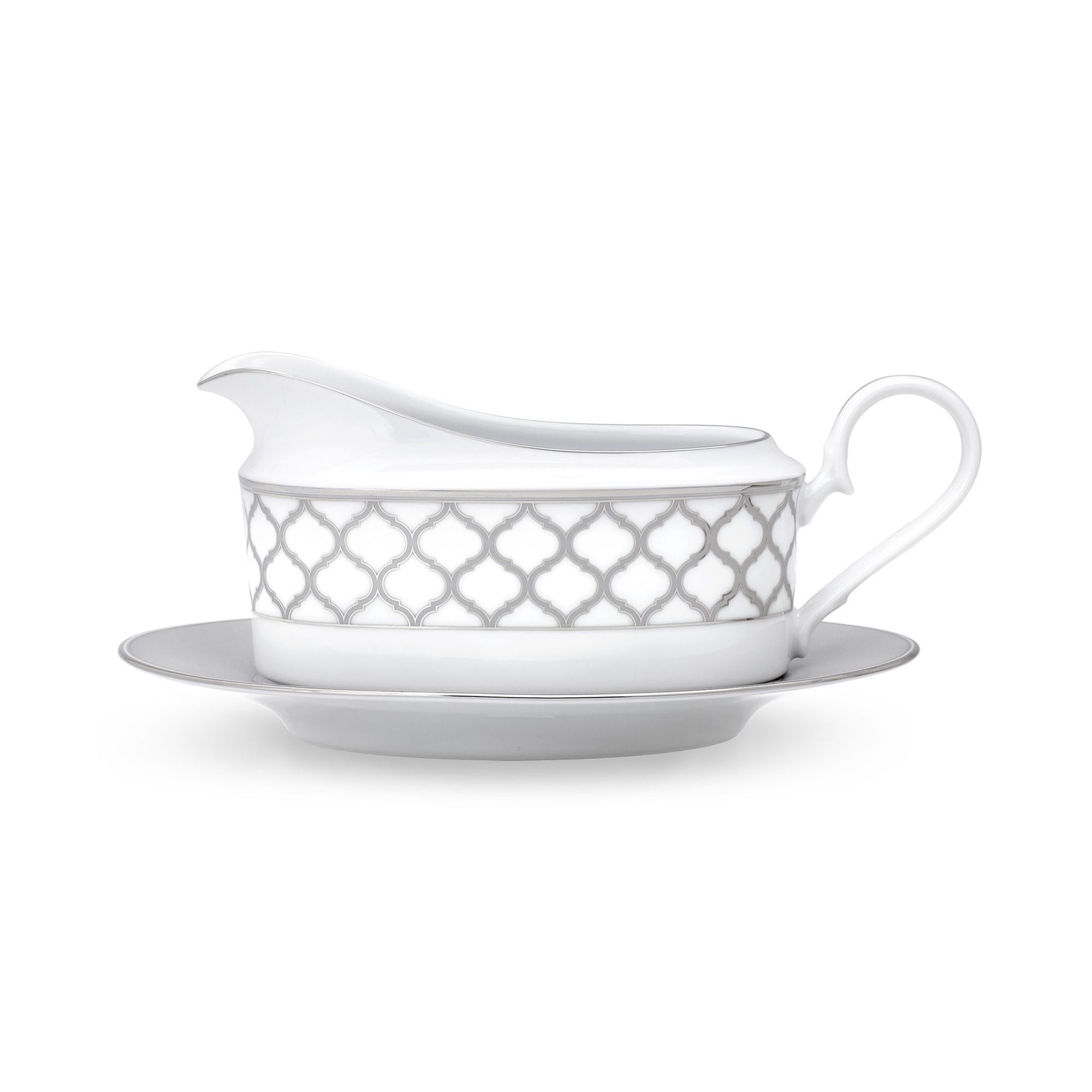 Bình đựng nước xốt kèm đĩa kê Noritake Eternal Palace 500ml