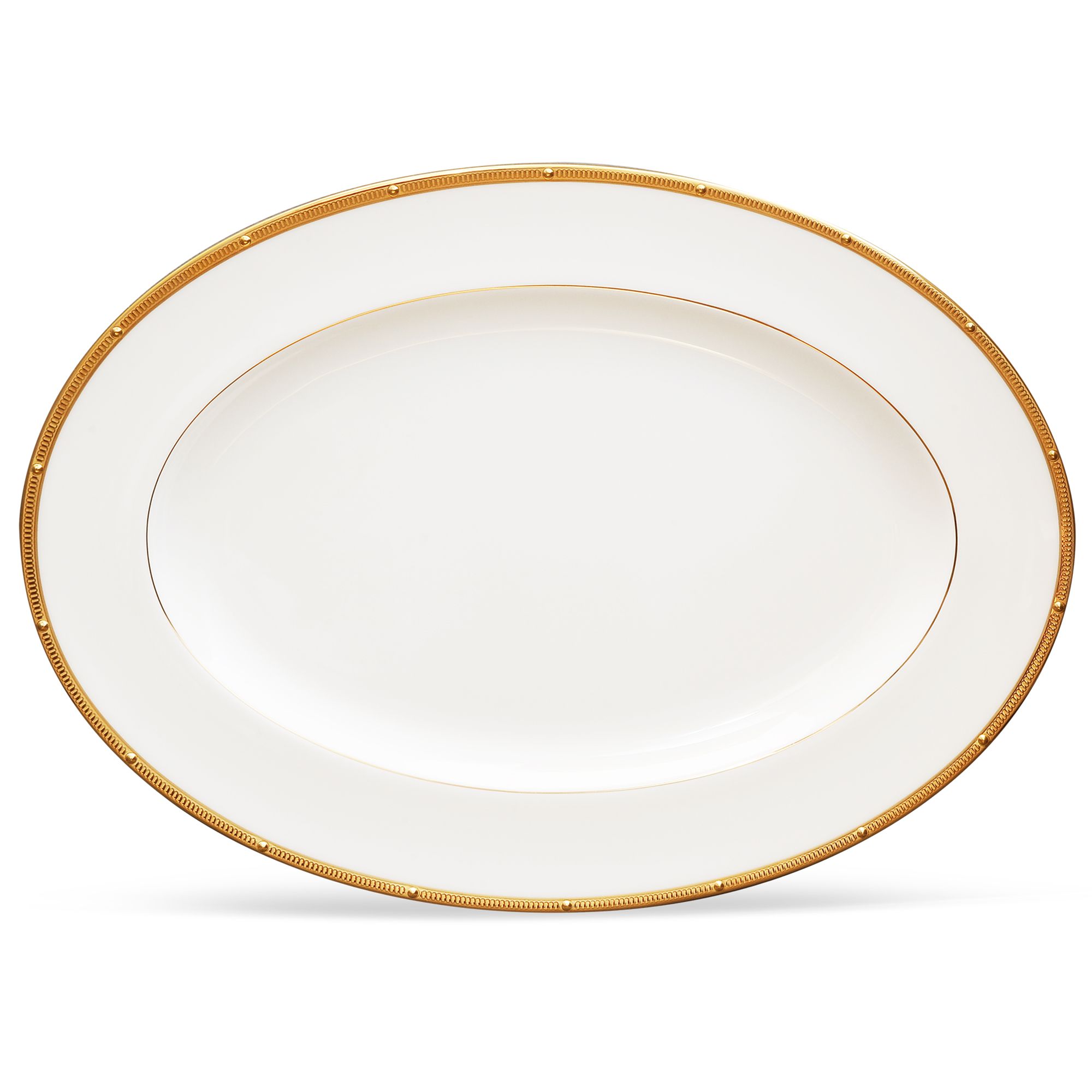 Đĩa Oval cỡ vừa Noritake Rochelle Gold 36,8cm