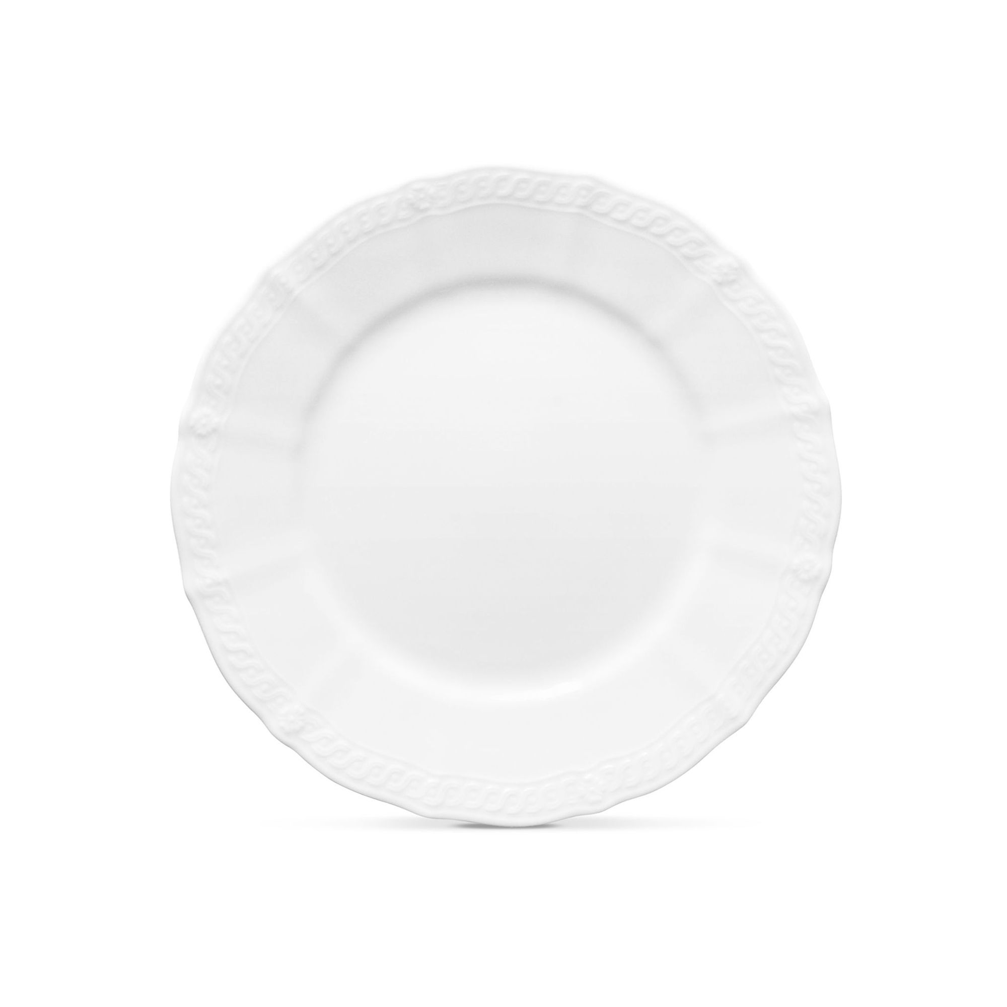 Đĩa tròn cỡ vừa Noritake Cher Blanc 21,3cm