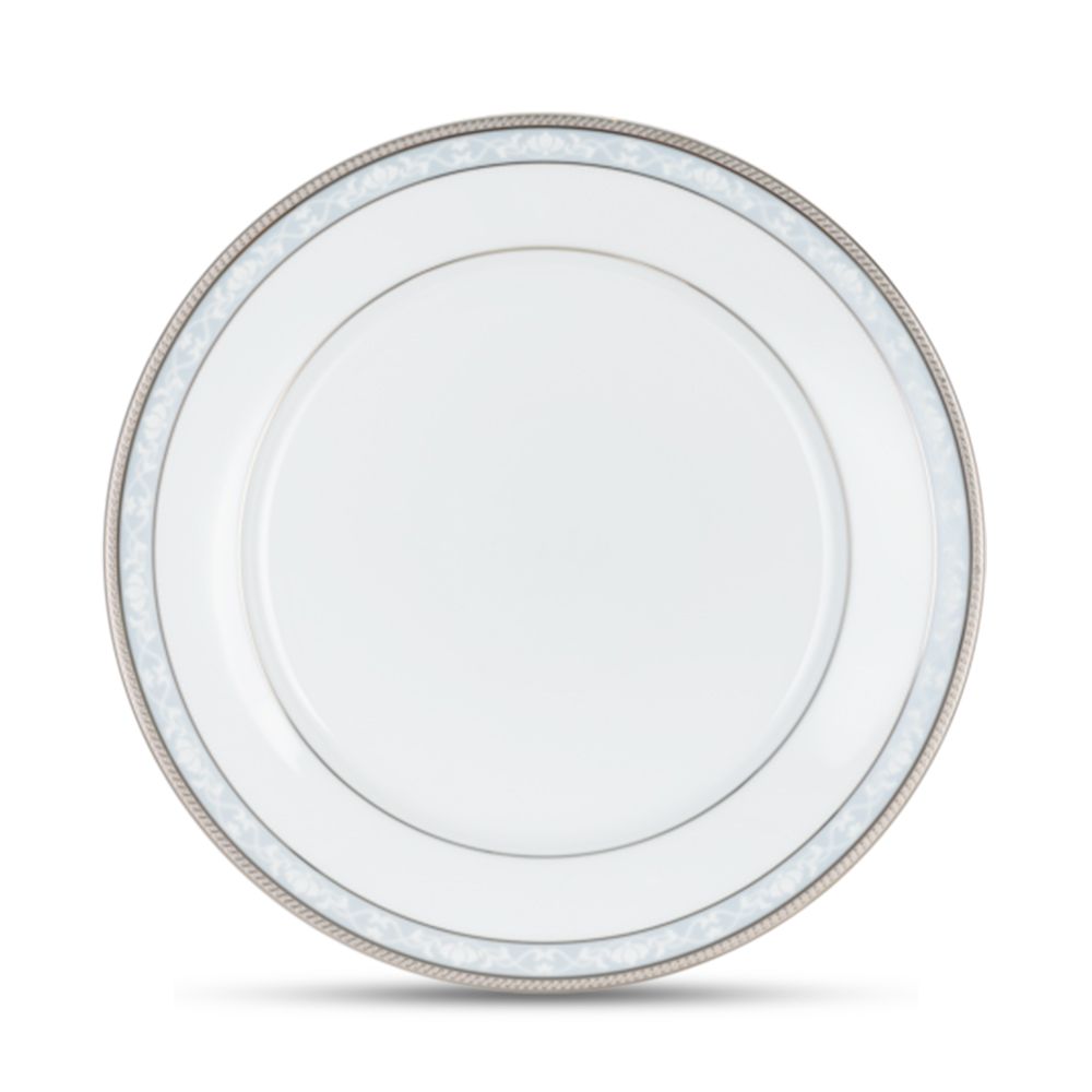 Đĩa tròn cỡ lớn Noritake Hampshire Platinum 26,9cm
