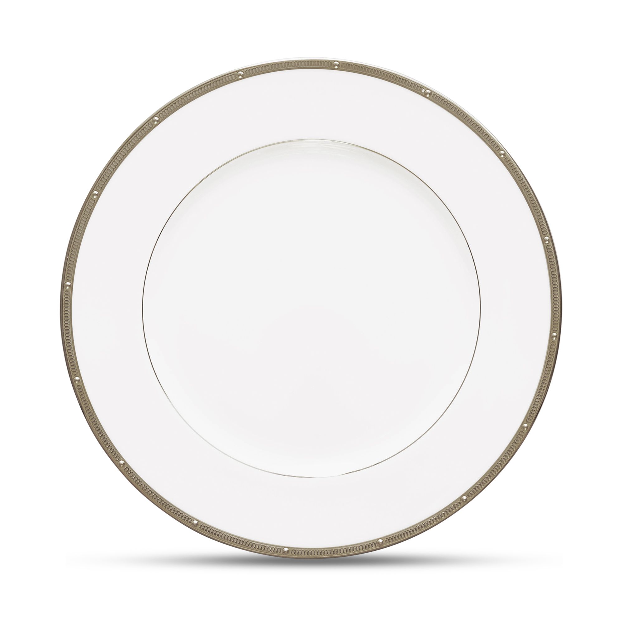 Đĩa tròn cỡ lớn Noritake Rochelle Platinum 27cm