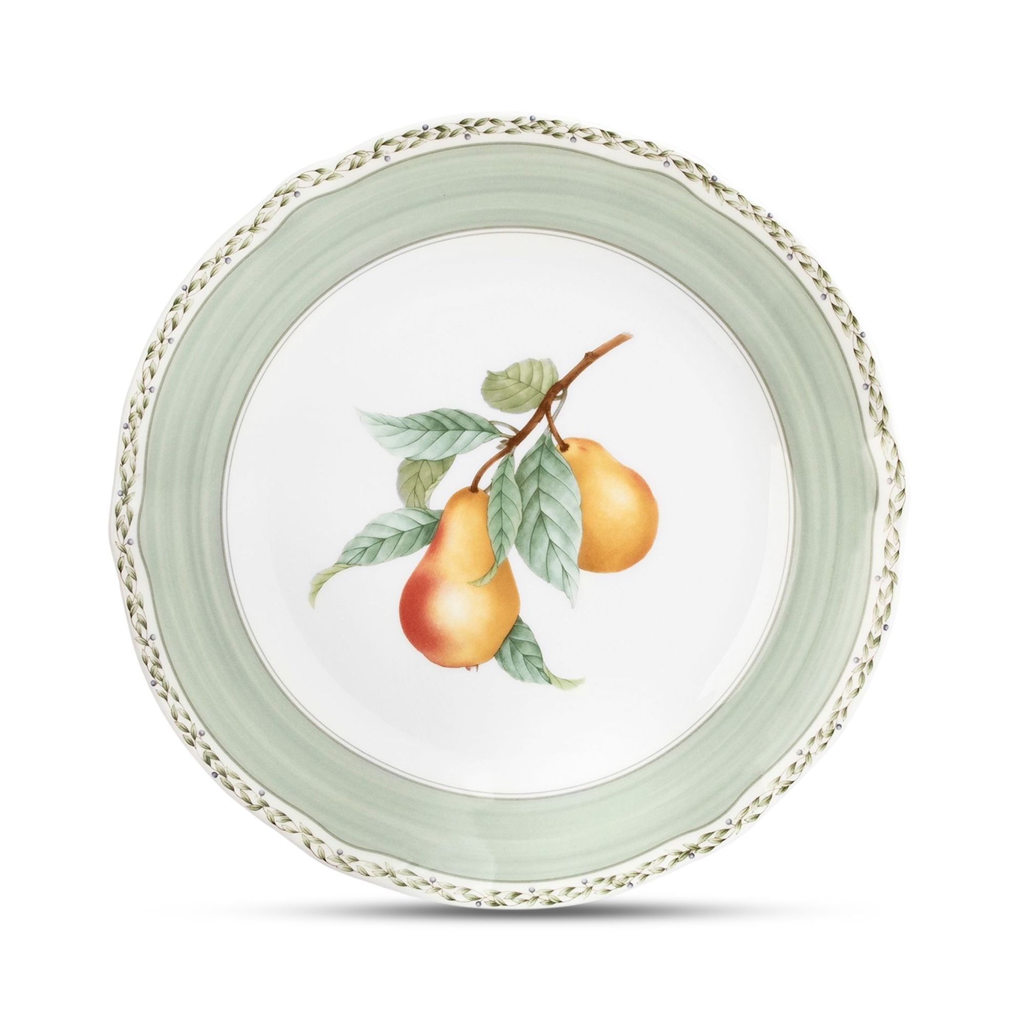 Đĩa tròn cỡ lớn màu xanh Noritake Orchard Garden 27,3cm