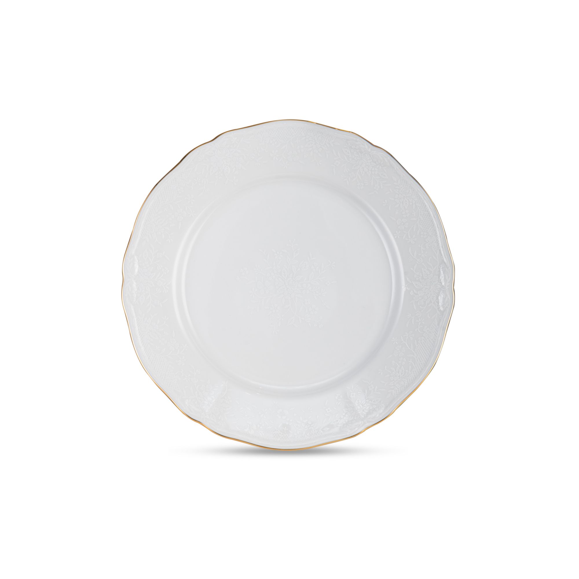 Đĩa tròn cỡ nhỏ Noritake Princess Bouquet Gold 16,5cm