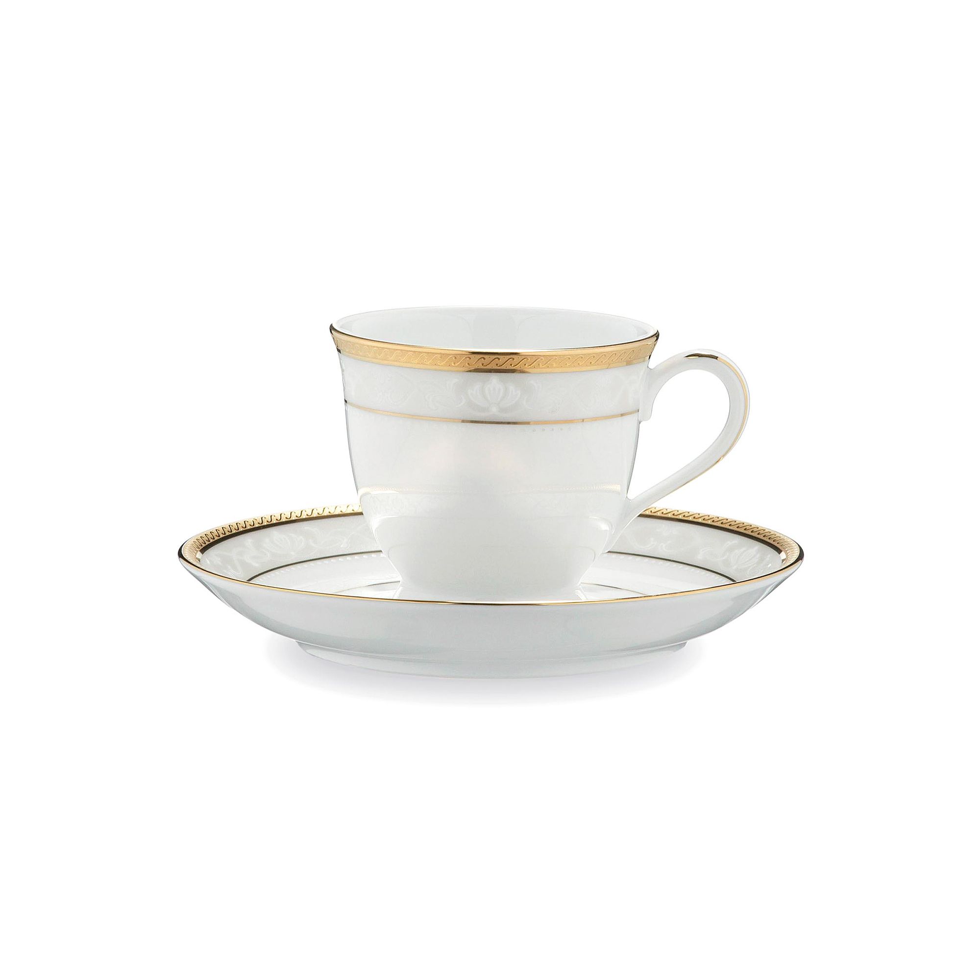 Chén trà & đĩa lót nhỏ Noritake Hampshire Gold 90ml