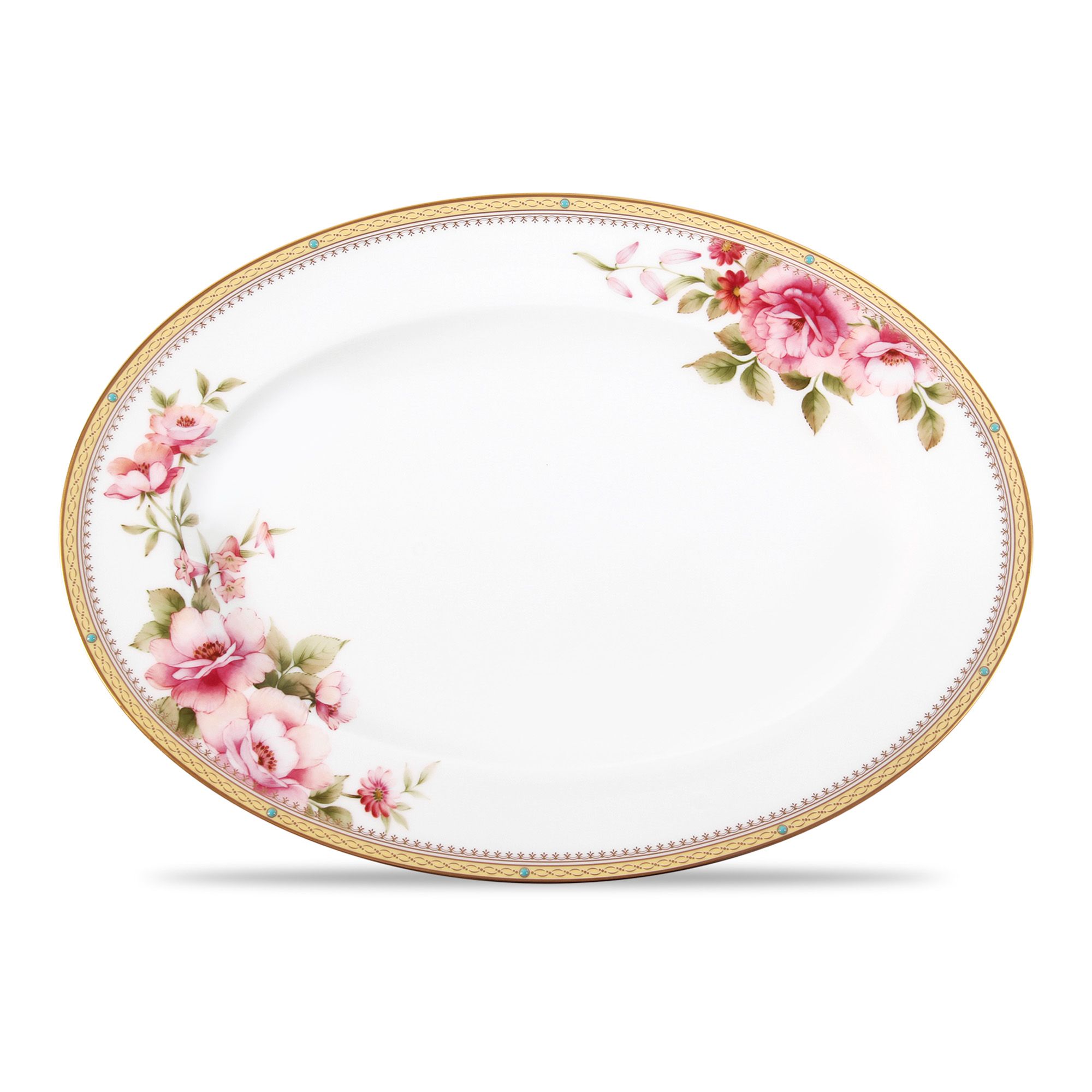 Đĩa Oval cỡ nhỏ Noritake Hertford 31,2cm