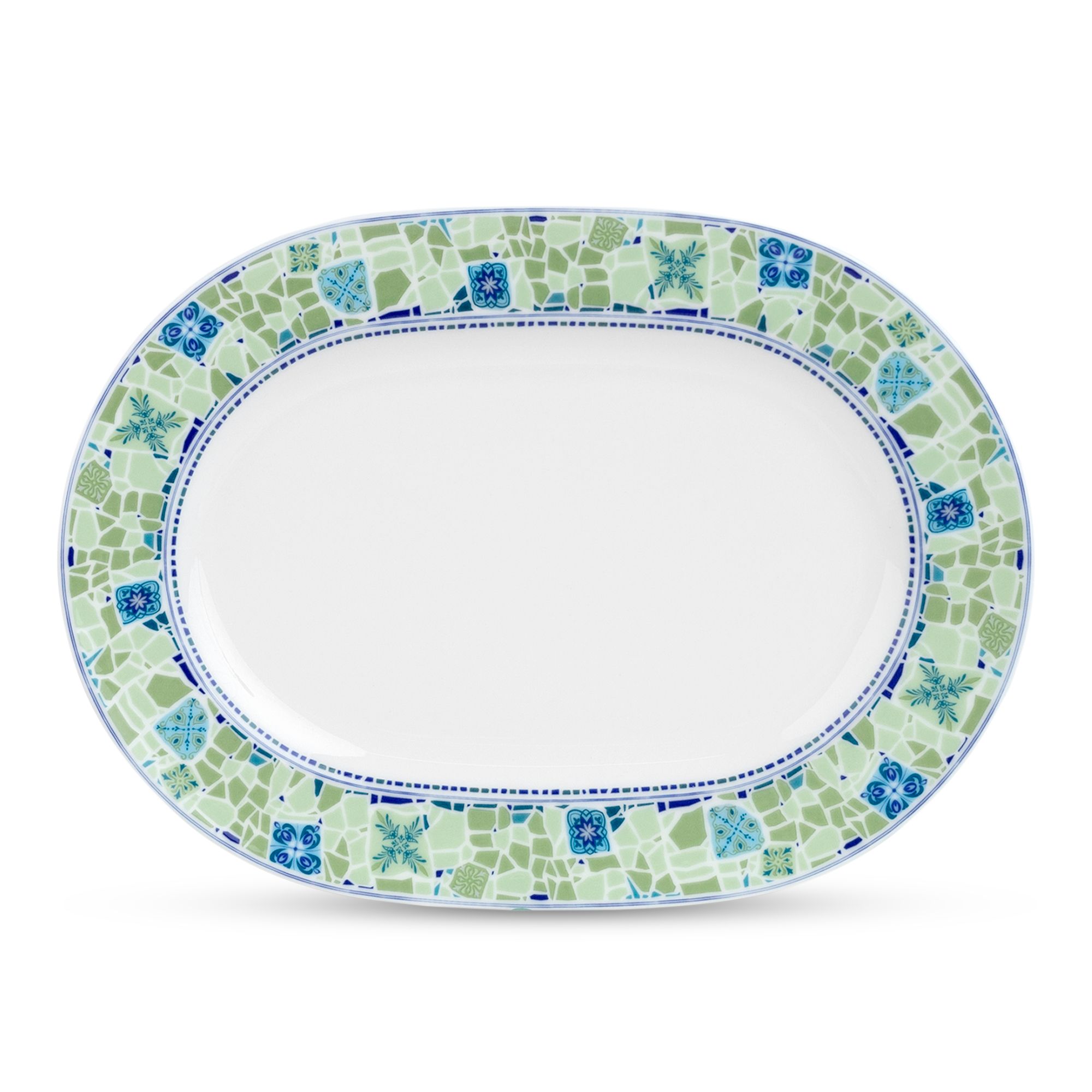 Đĩa Oval cỡ nhỏ Noritake Aegean Dreams 30,4cm