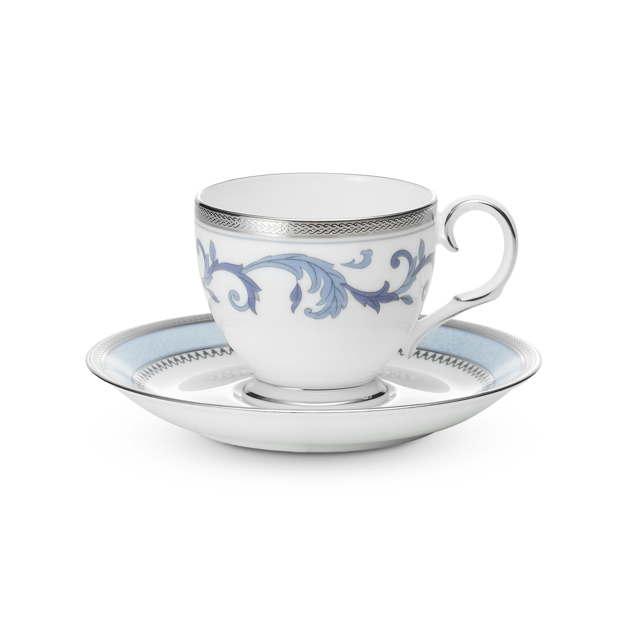 Chén trà & đĩa lót Noritake Sonnet In Blue 250ml