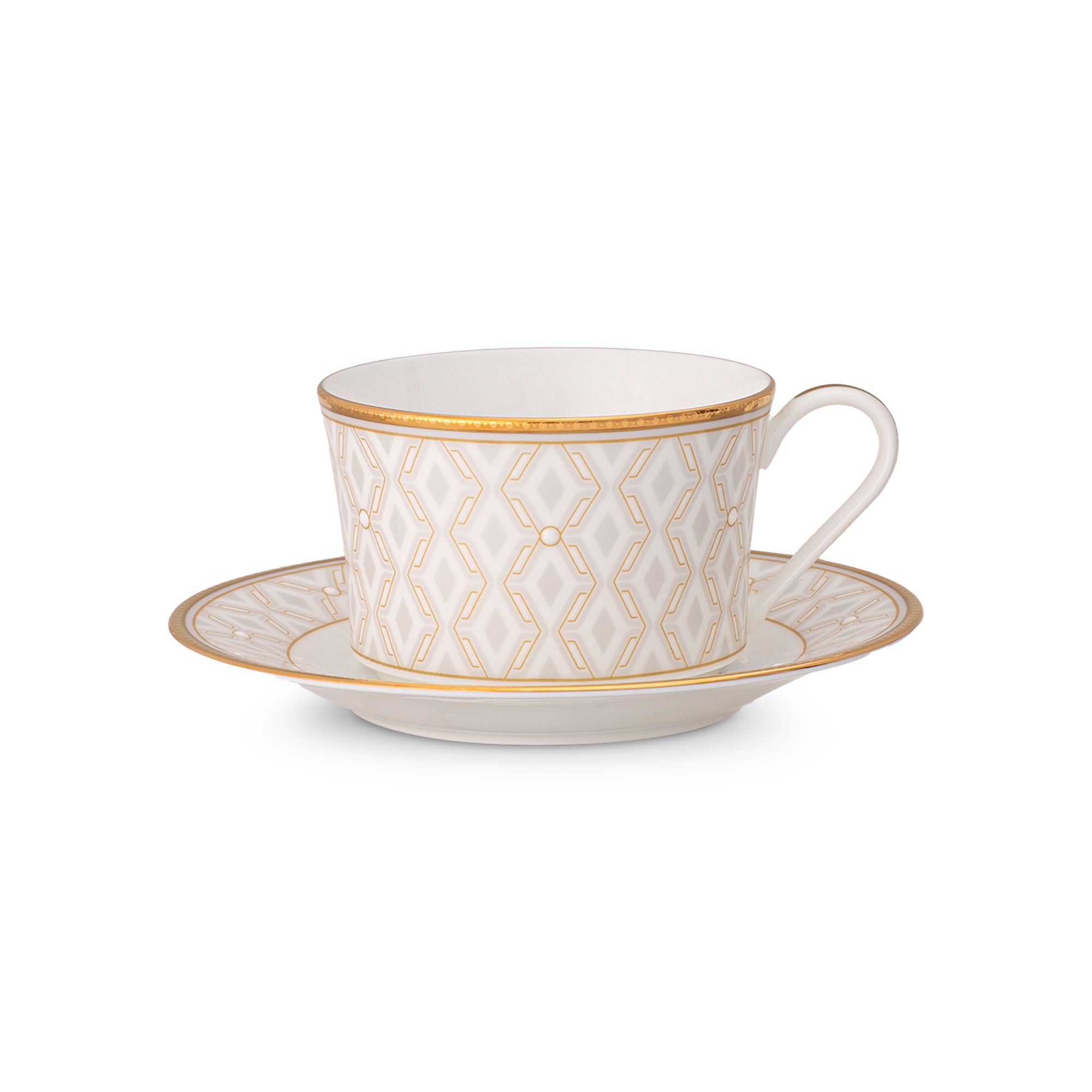Chén trà & đĩa lót Noritake Noble Pearl 245ml