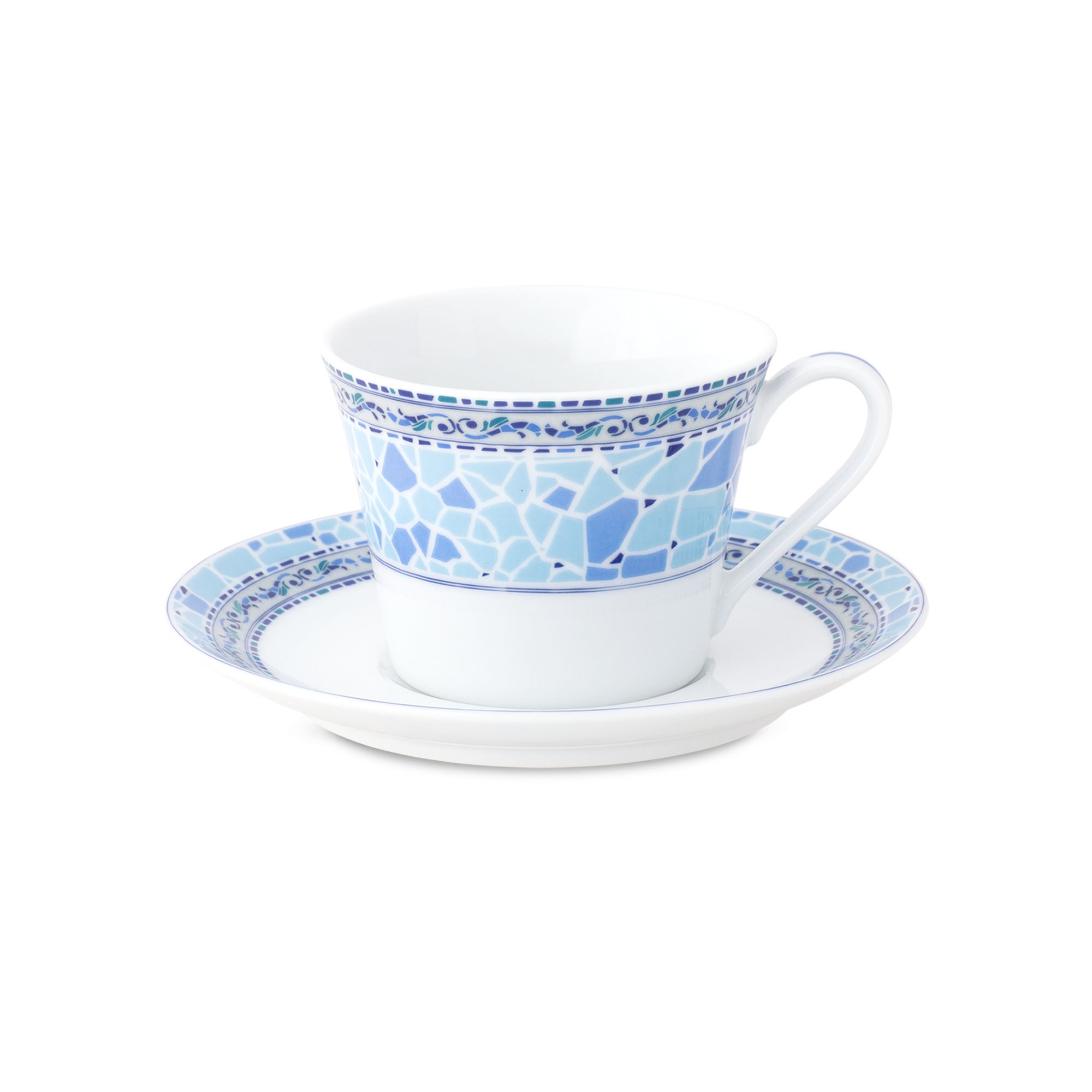 Chén trà & đĩa lót Noritake Aegean Dreams 250ml