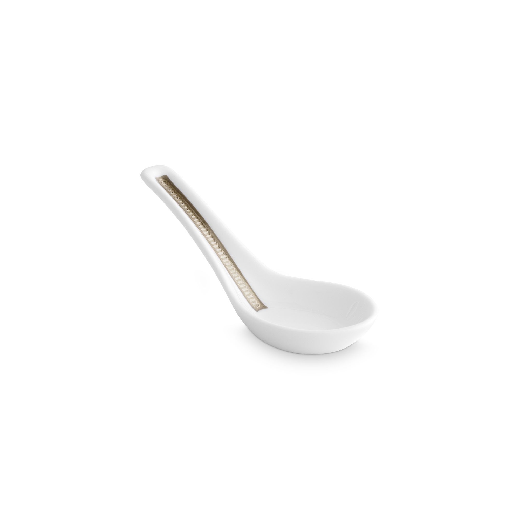 Thìa sứ Noritake Rochelle Platinum 12,2cm