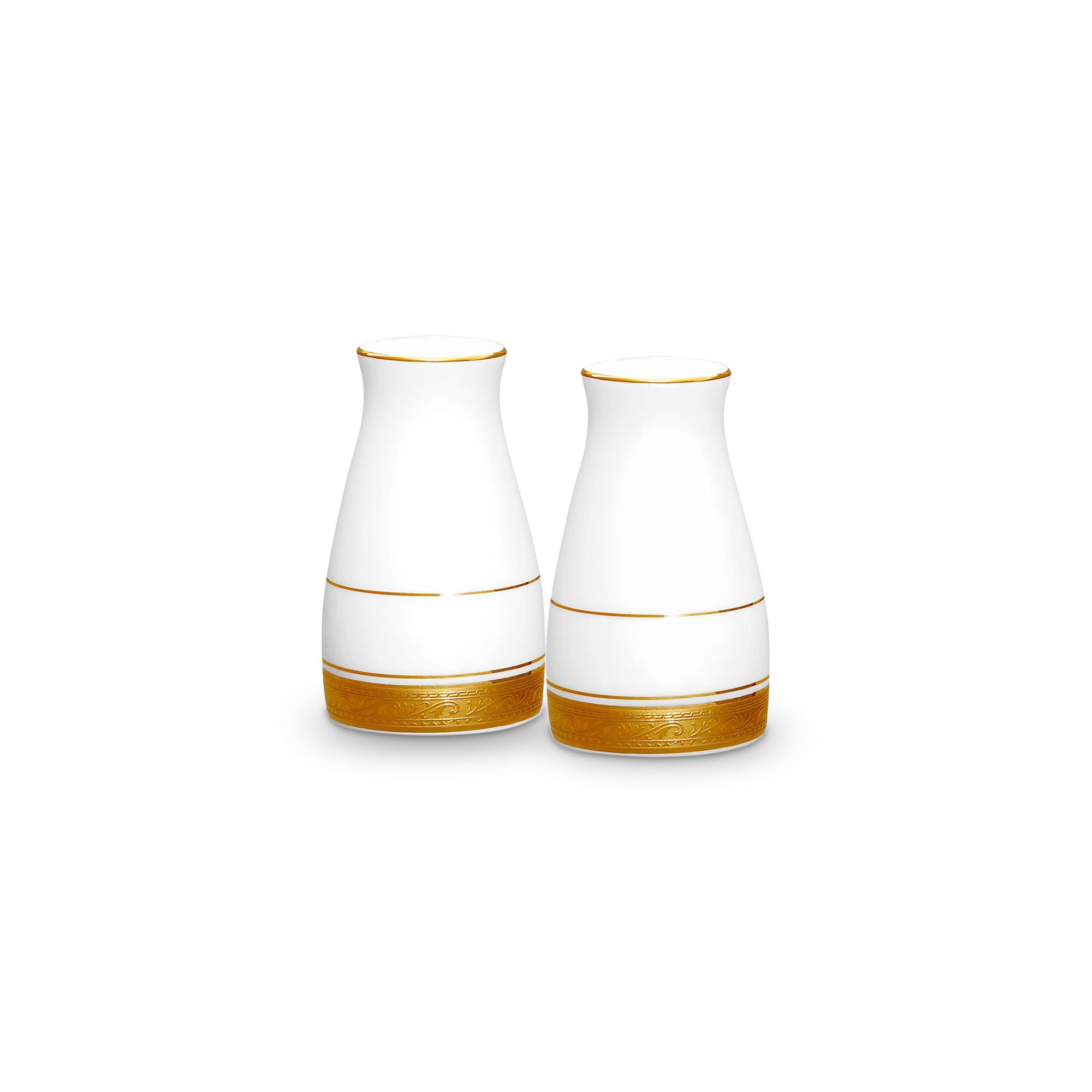 Bộ lọ đựng tiêu & muối Noritake Crestwood Gold 8,6cm