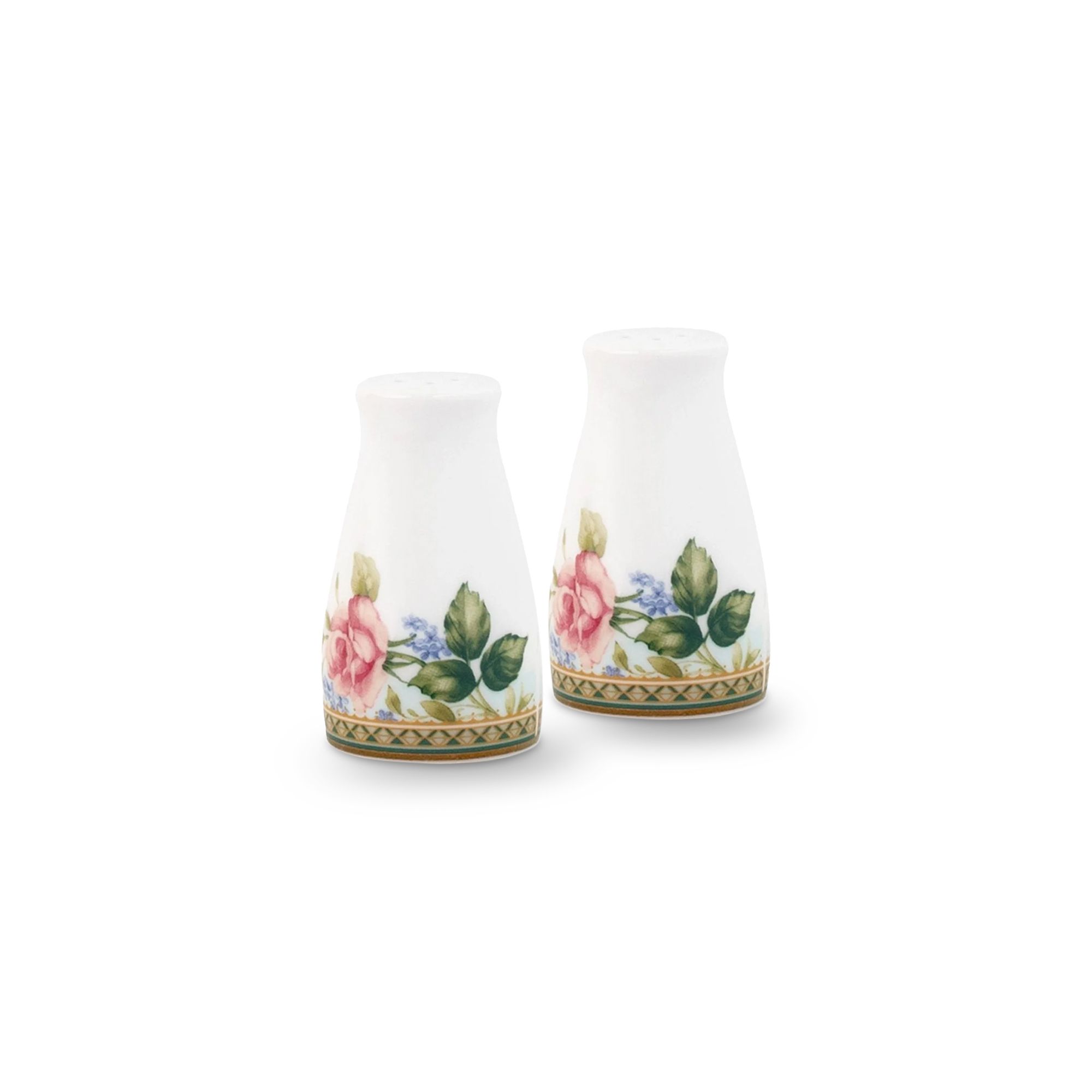 Bộ lọ đựng tiêu & muối Noritake Rosa Basket 8,6cm