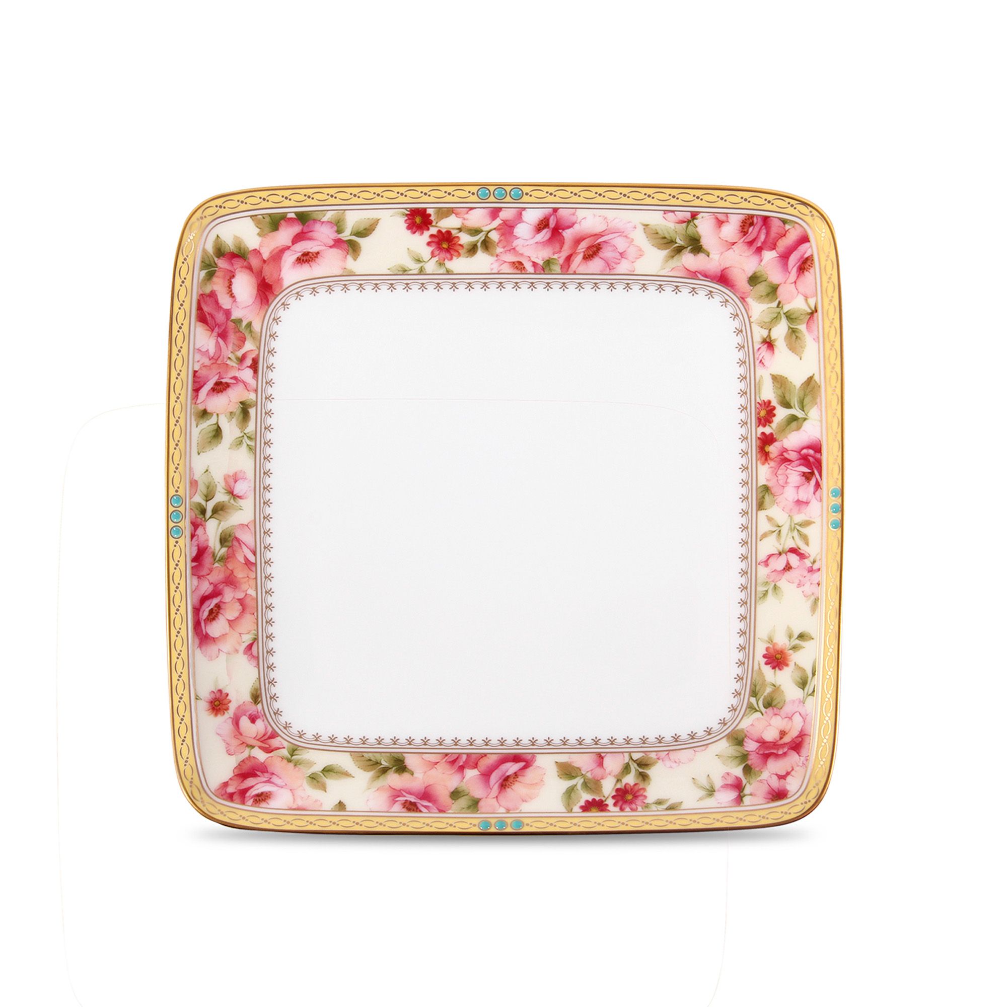 Đĩa vuông cỡ nhỏ Noritake Hertford 19,1cm